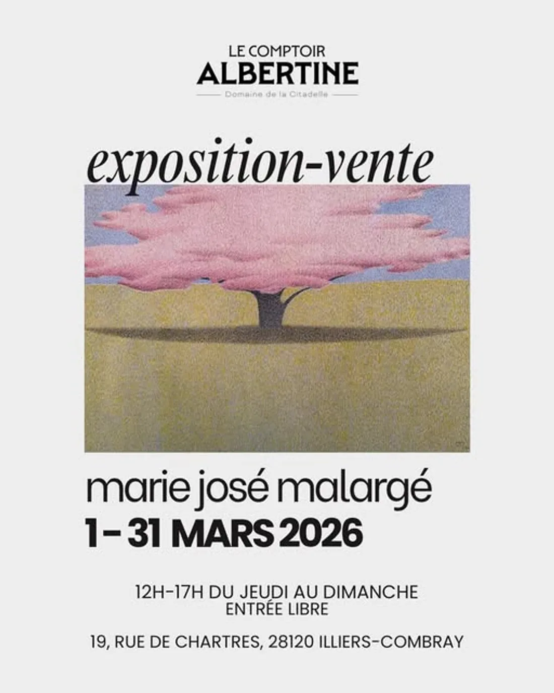 ILLIERS-COMBRAY - Exposition vente de Marie José Malargé