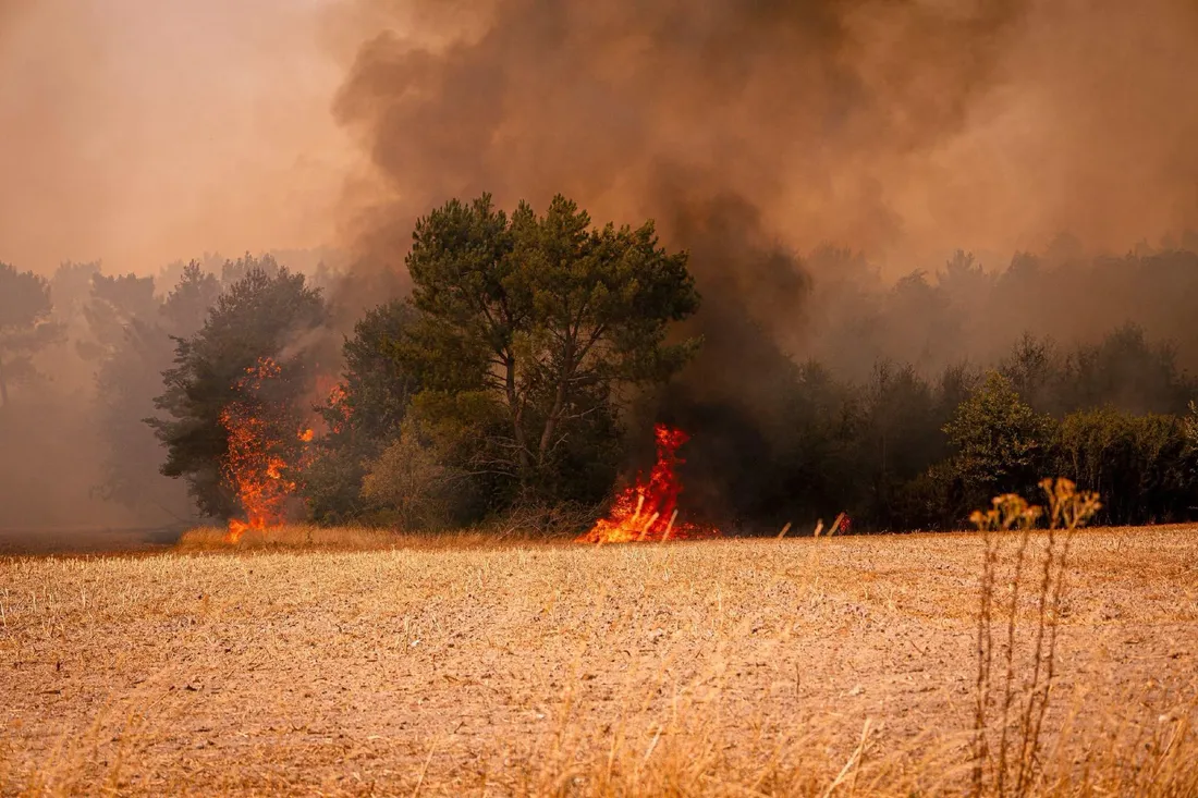Incendie le 25 juillet près de Vendôme