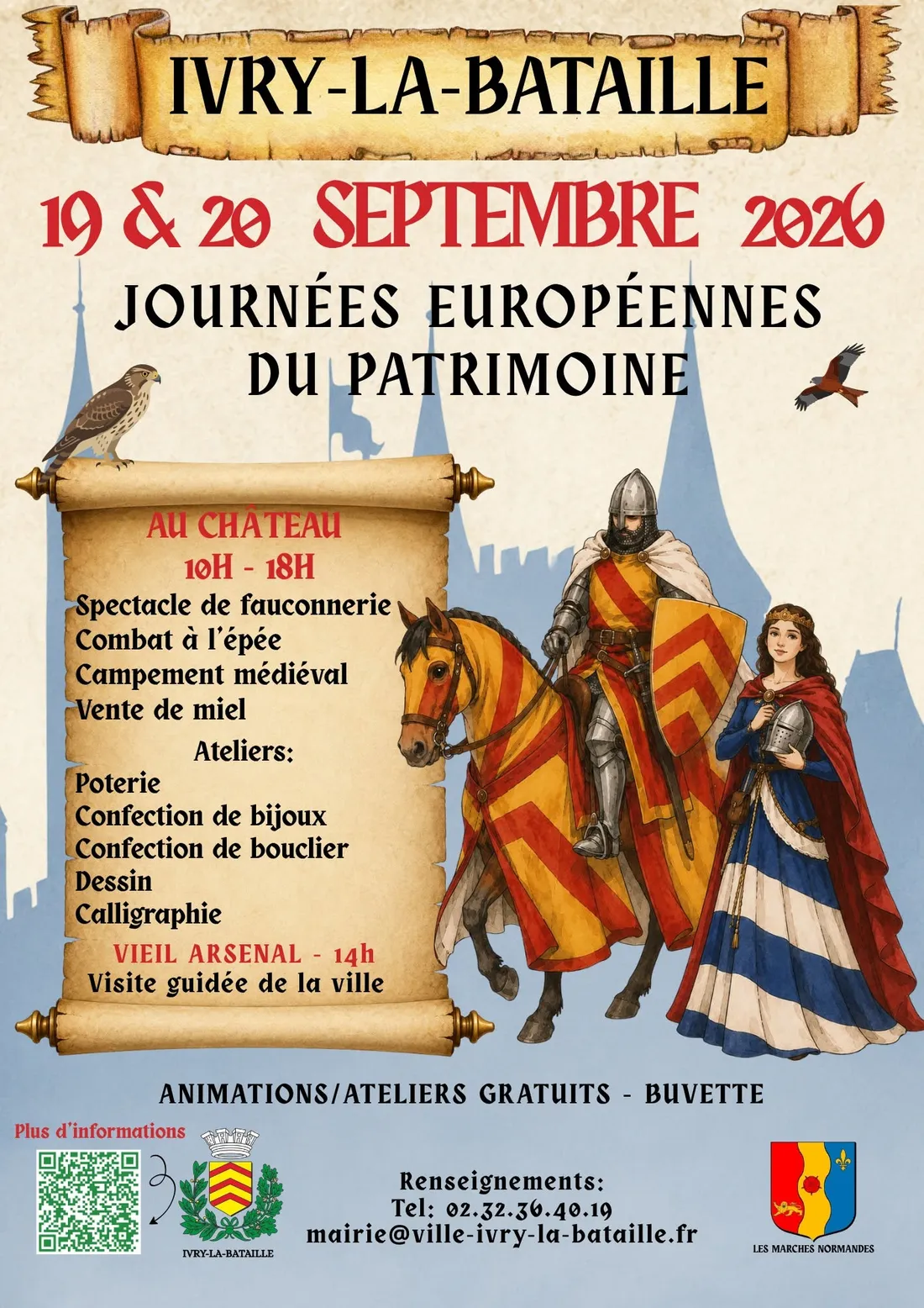 IVRY-LA-BATAILLE (27) - Journées du patrimoine au château