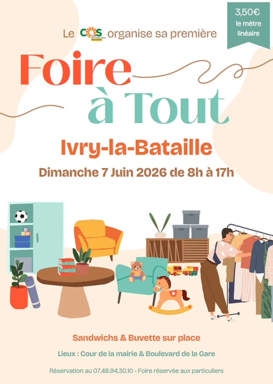IVRY-LA-BATAILLE (27) – Foire à tout du COS