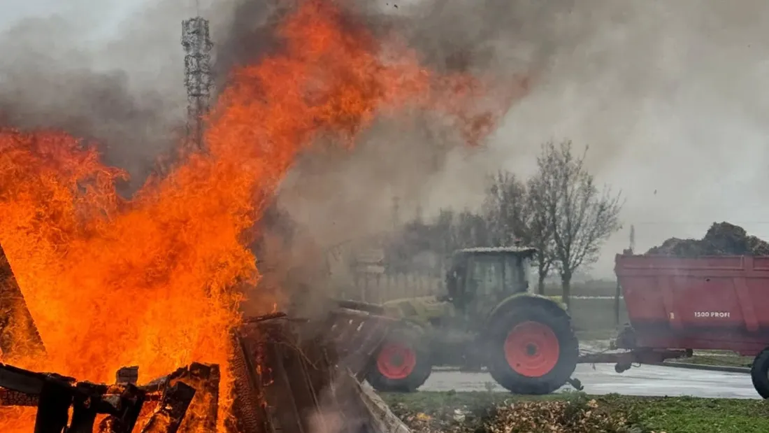 Les agriculteurs ont organisé des barrages filtrants
