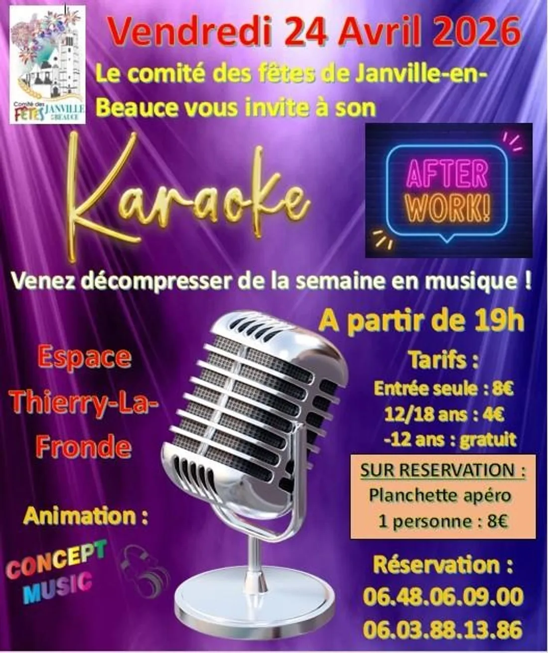 JANVILLE - Soirée karaoké