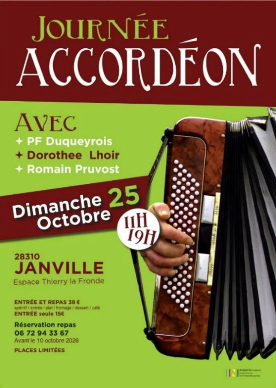 JANVILLE - Journée accordéon du comité des fêtes