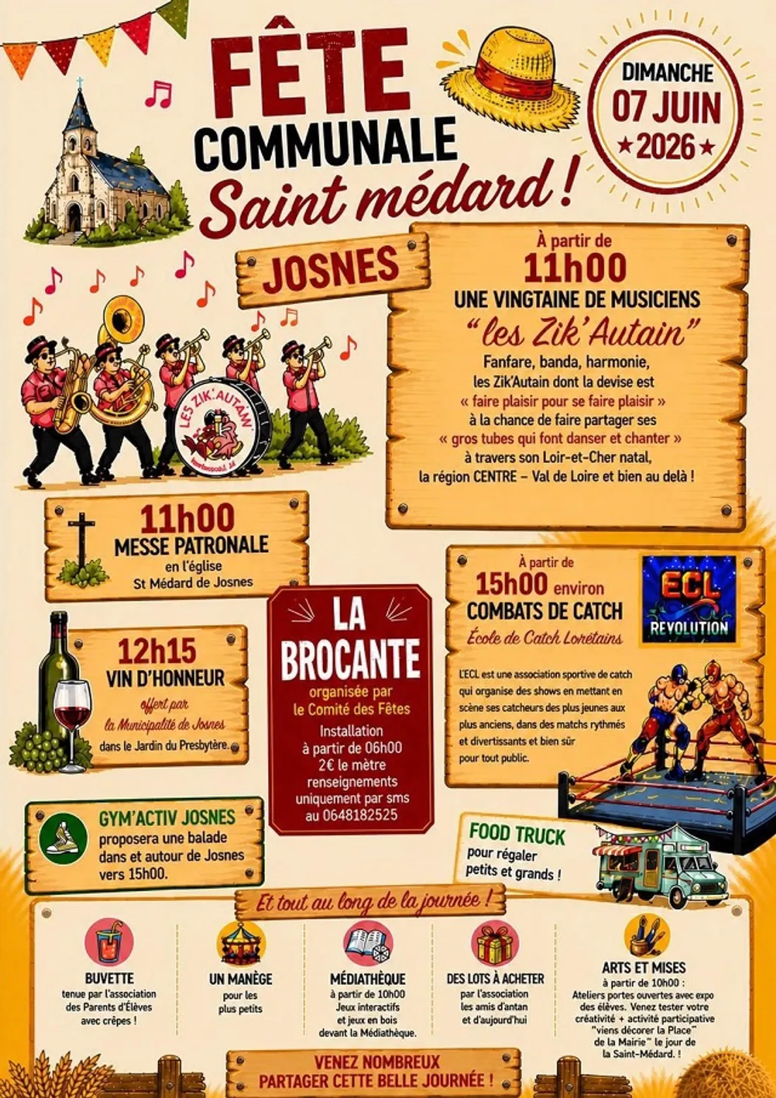 JOSNES (41) - Fête communale Saint Médard
