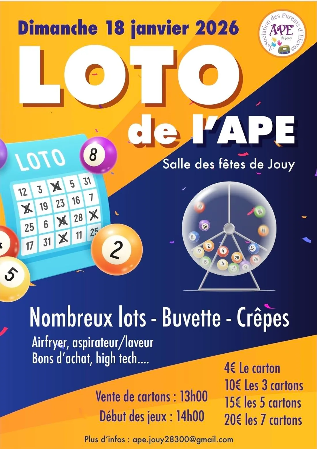 JOUY - Loto de l'APE