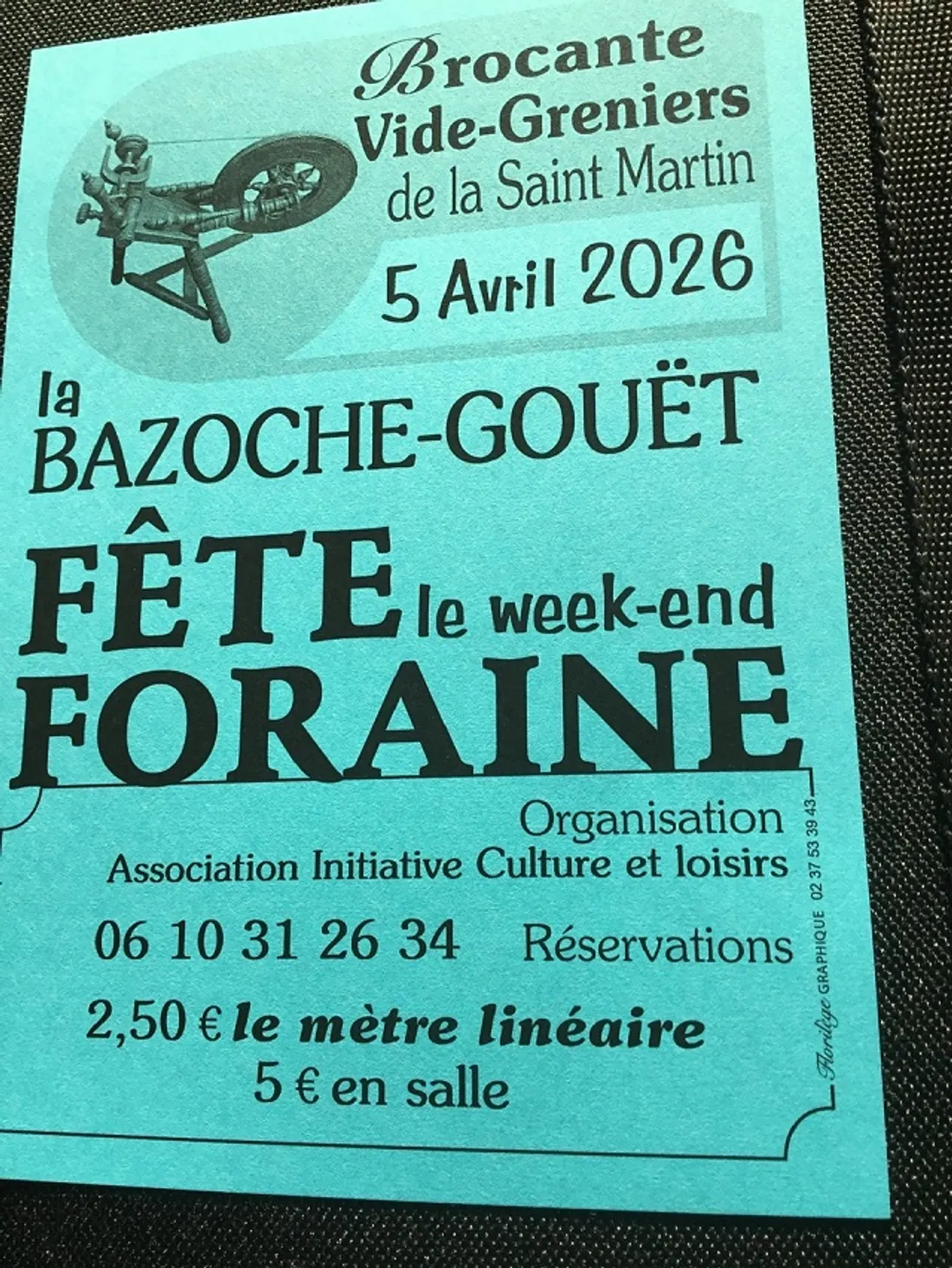 LA BAZOCHE-GOUËT - Brocante, Vide-greniers de Pâques