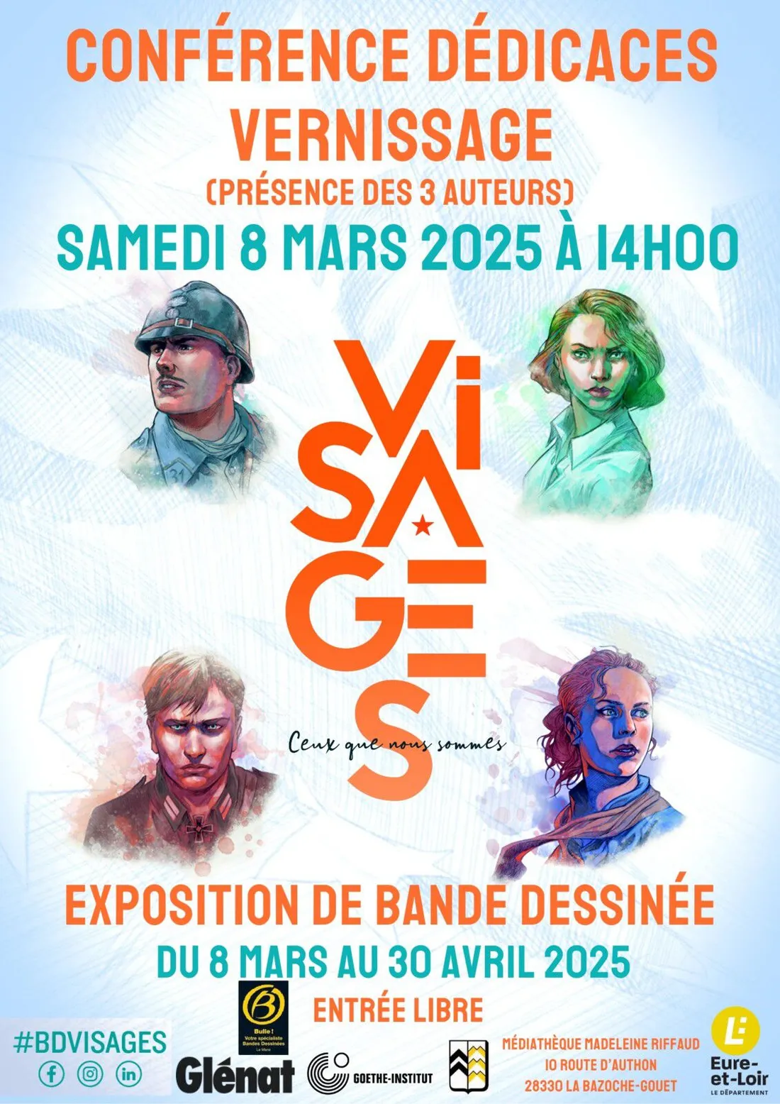 LA BAZOCHE-GOUËT - Conférence : Visages