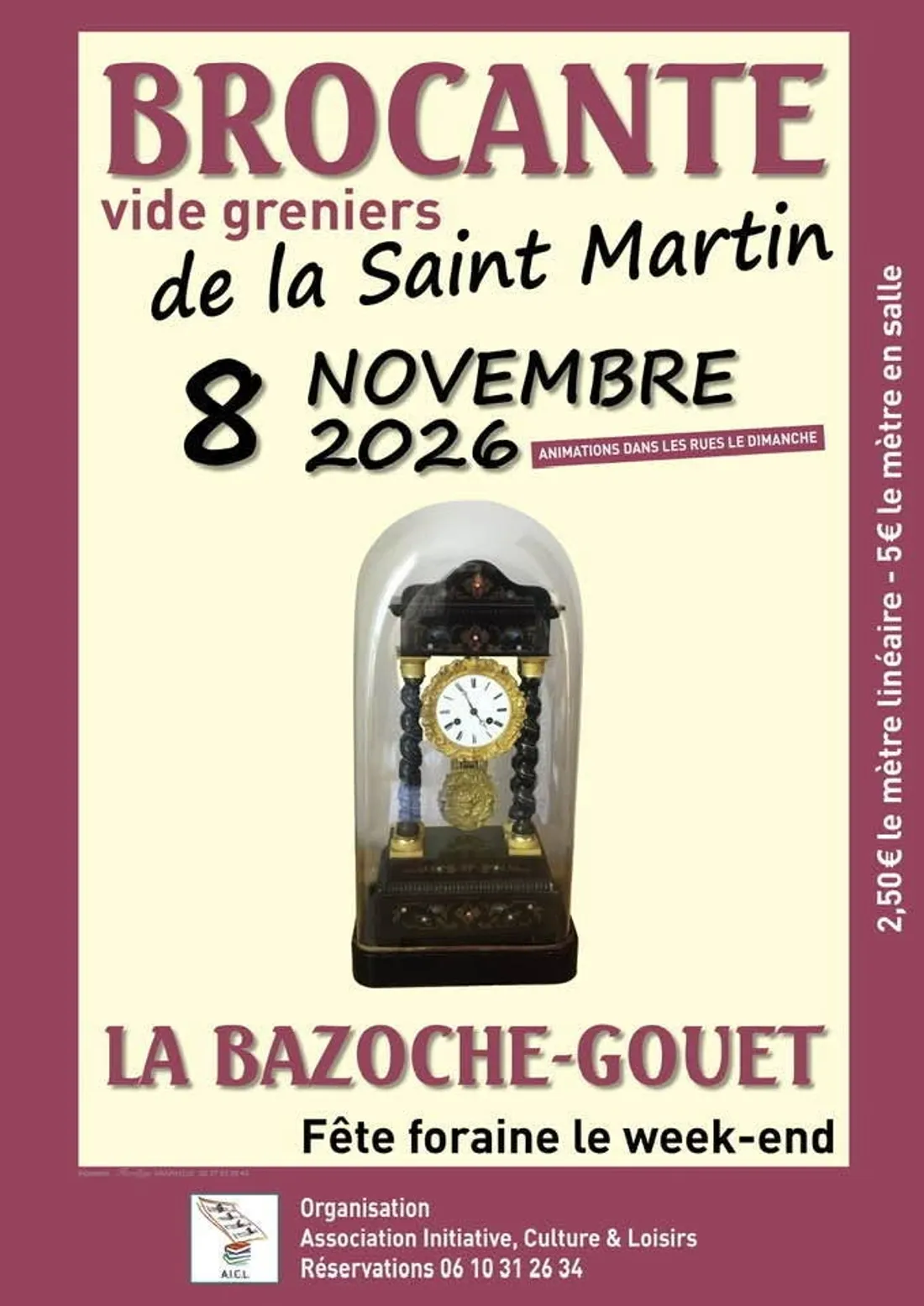 LA BAZOCHE-GOUËT - Brocante, Vide-greniers de la Saint Martin