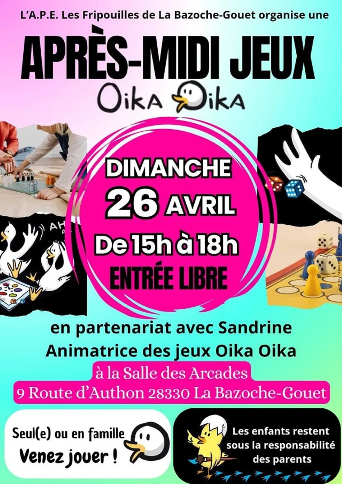 LA BAZOCHE-GOUËT - Après-midi jeux