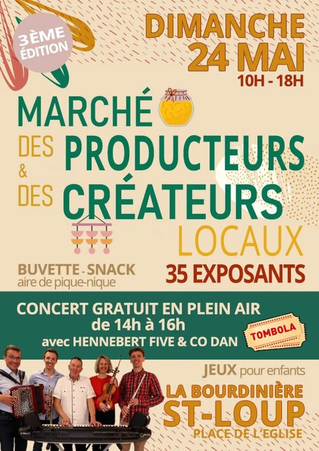 LA BOURDINIÈRE-SAINT-LOUP - Marché des créateurs et producteurs locaux