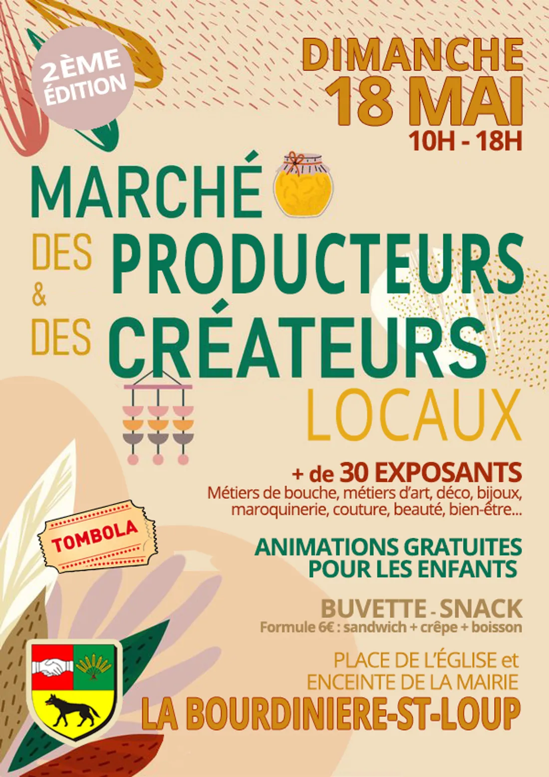 LA BOURDINIÈRE-SAINT-LOUP - Marché des producteurs et créateurs locaux