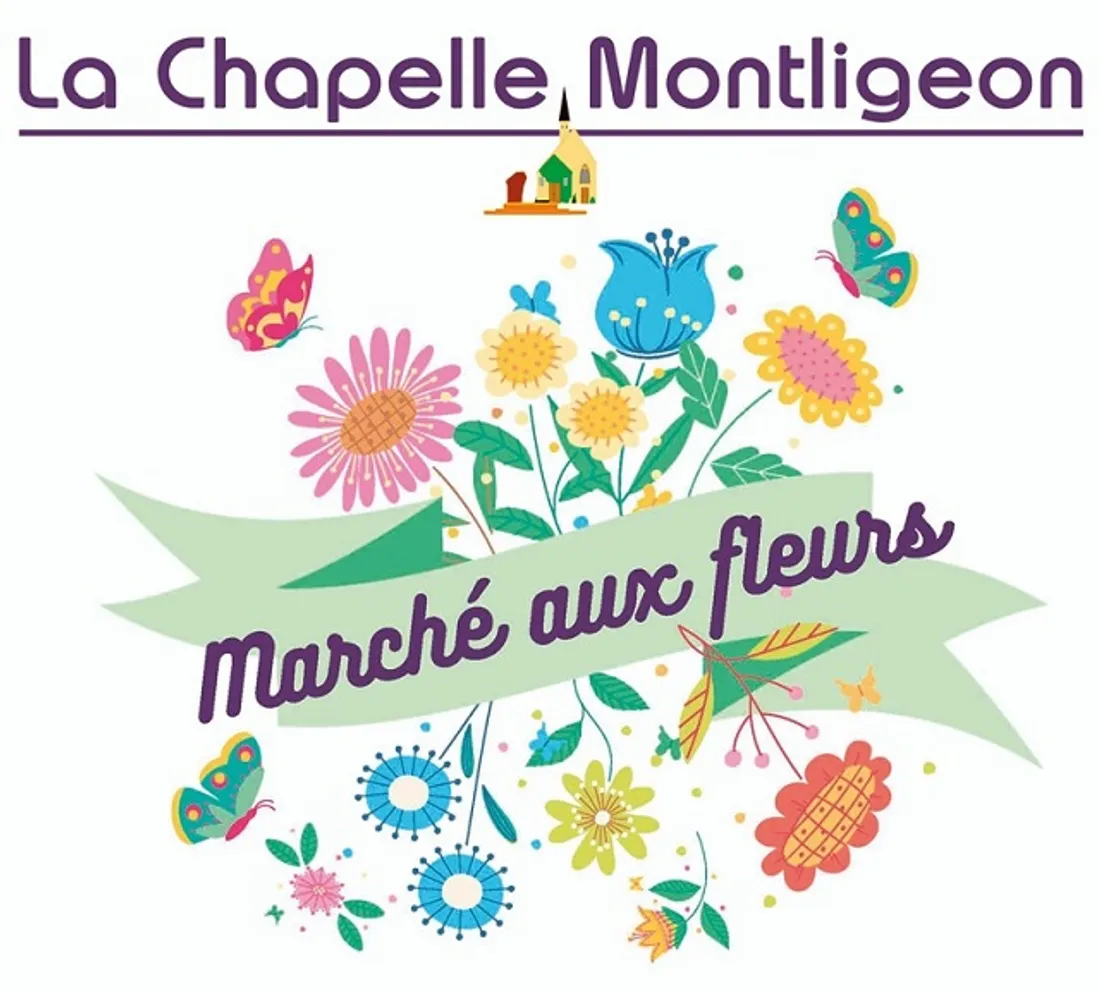 LA CHAPELLE-MONTLIGEON (61) - Marché aux fleurs
