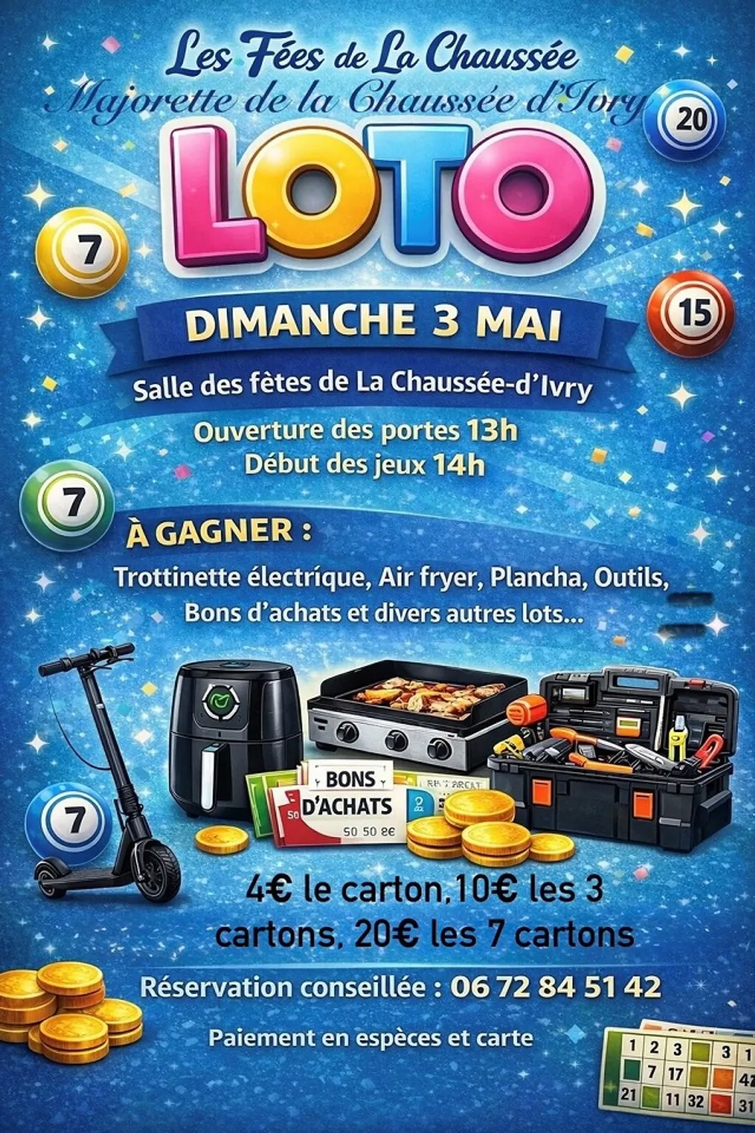 LA CHAUSSÉE-D'IVRY - Loto des Fées de La Chaussée