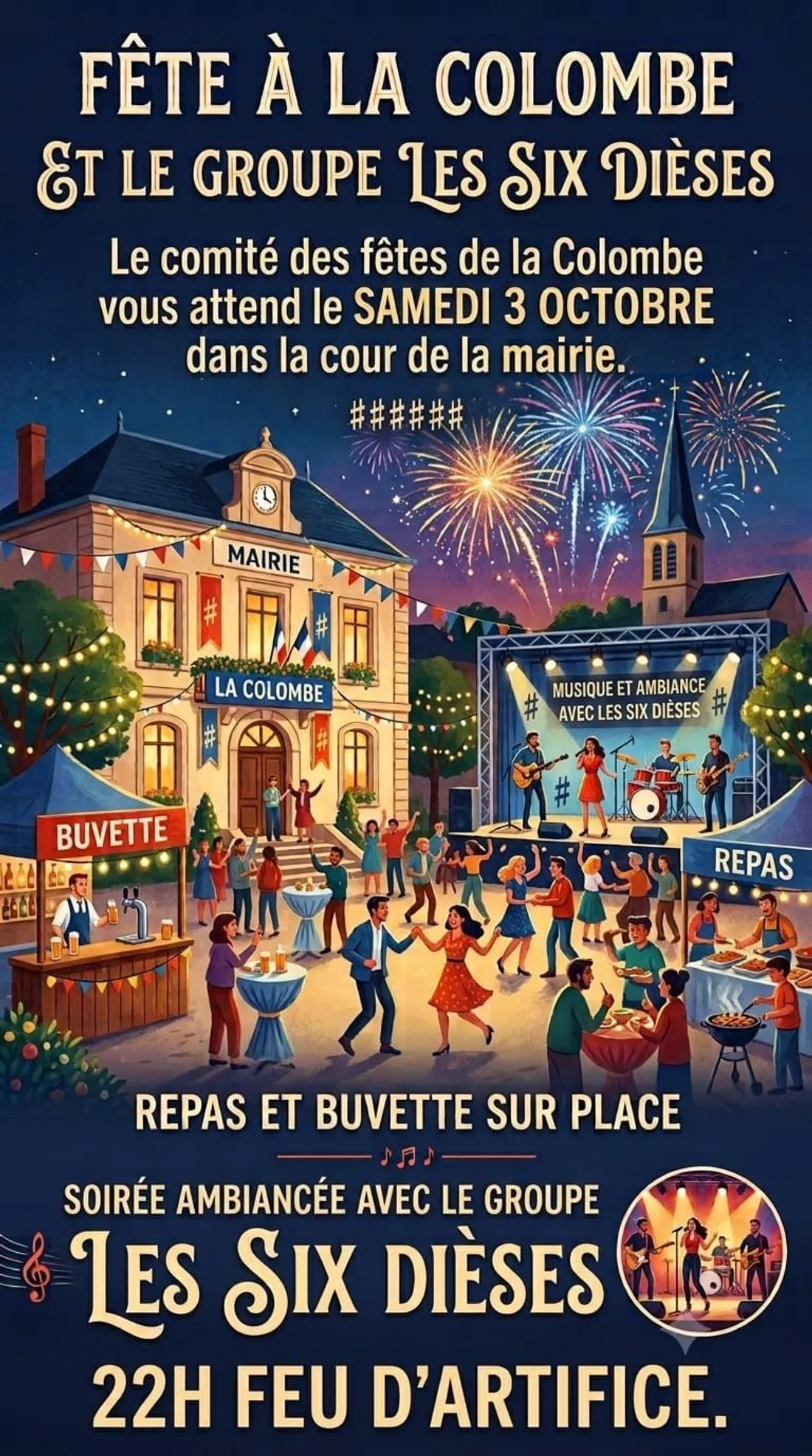 LA COLOMBE (41) - Fête du comité des fêtes