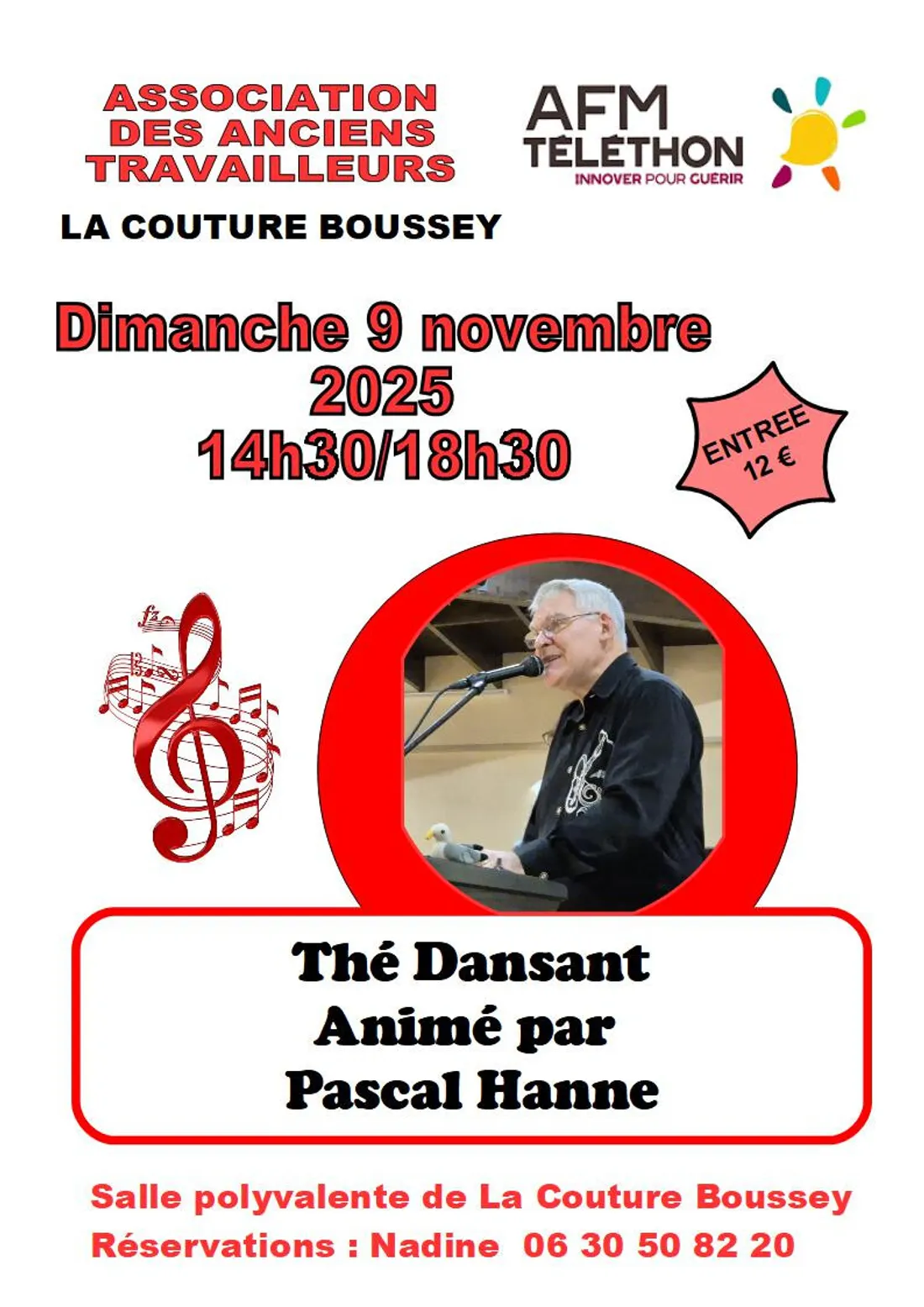LA COUTURE-BOUSSEY (27) - Thé dansant avec Pascal Hanne