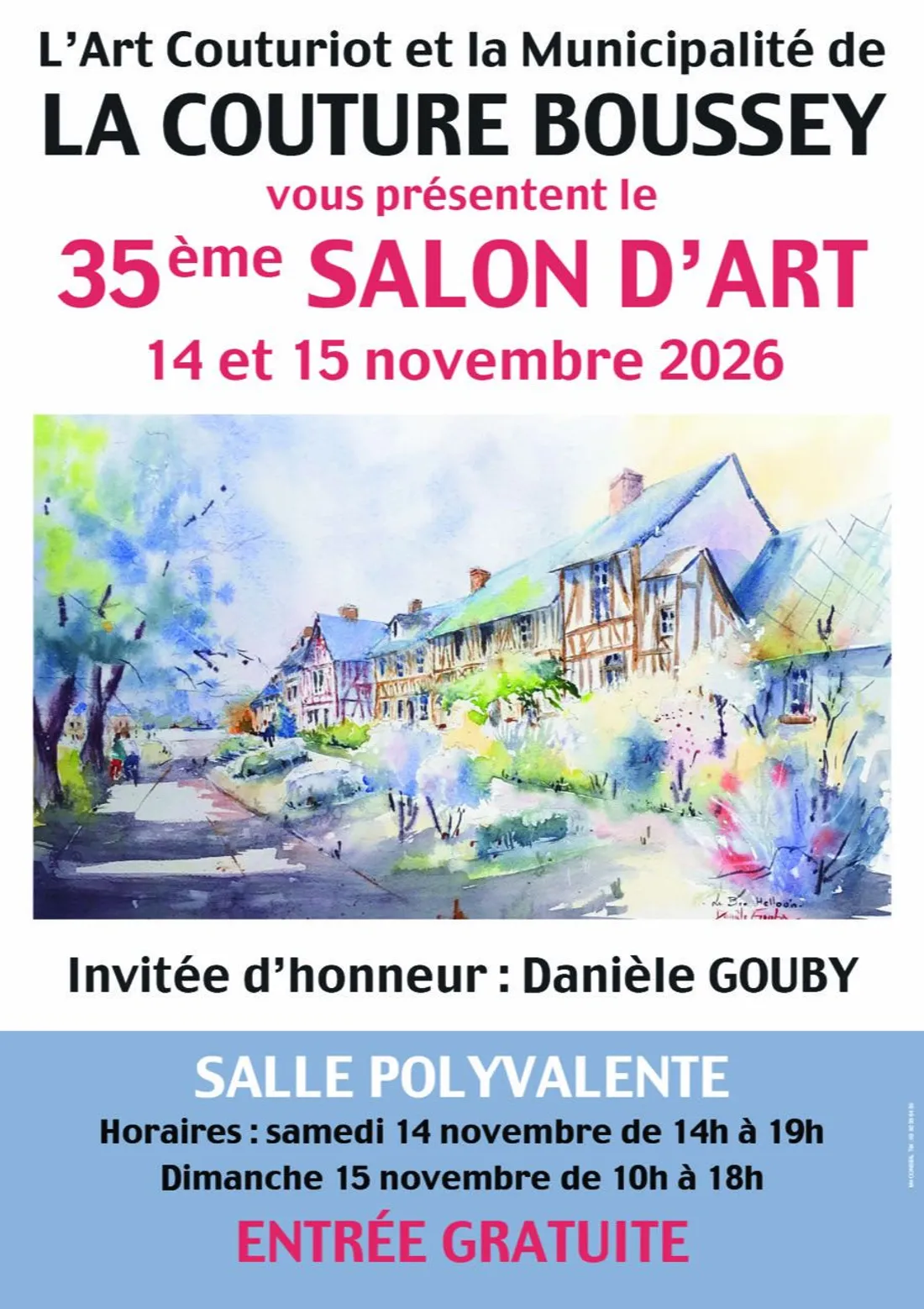 LA COUTURE-BOUSSEY (27) - 35e salon d'art