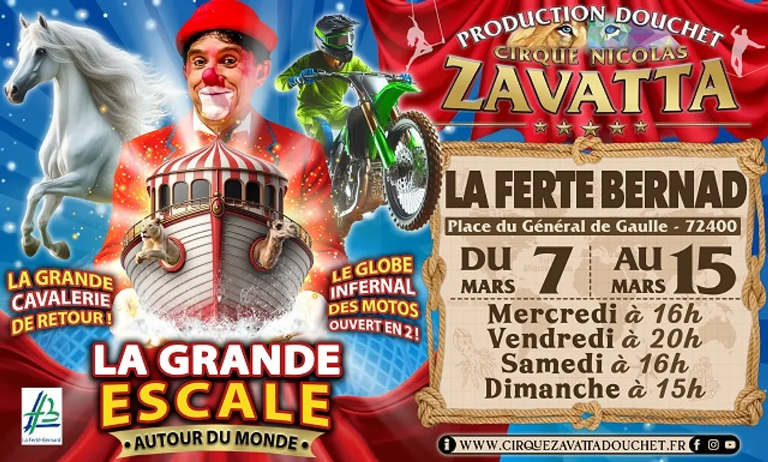 LA FERTÉ-BERNARD (72) - Représentation du cirque Nicolas Zavatta