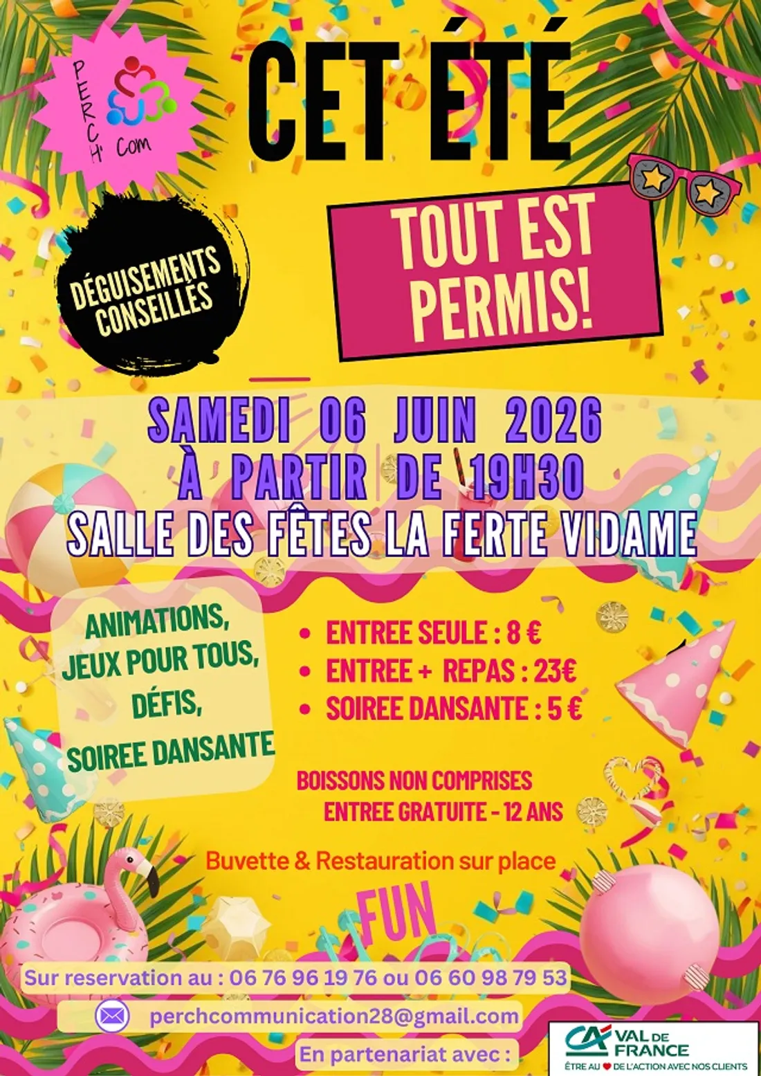 LA FERTÉ-VIDAME - Soirée « Tout est permis »