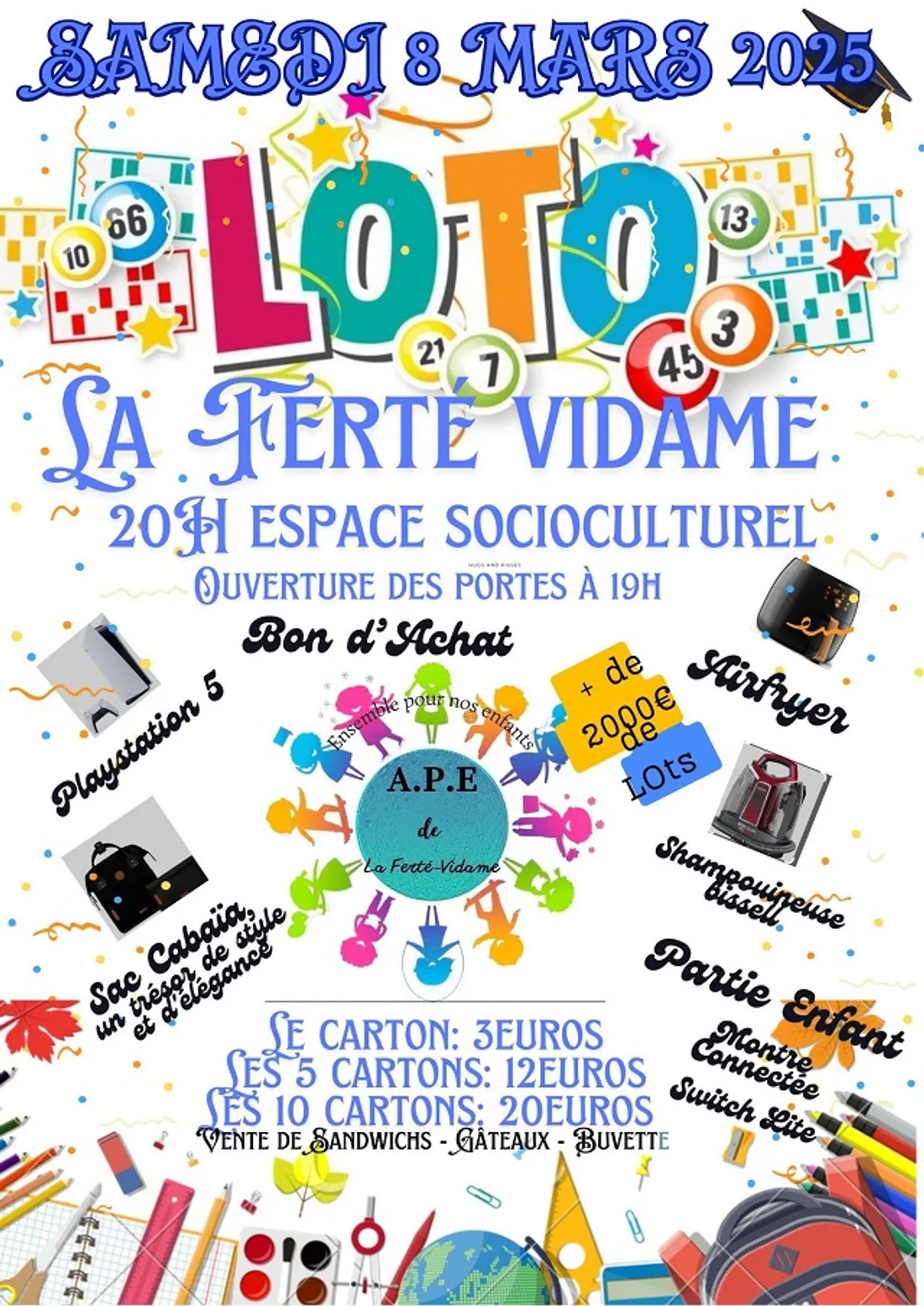 LA FERTE-VIDAME - Loto de l'APE