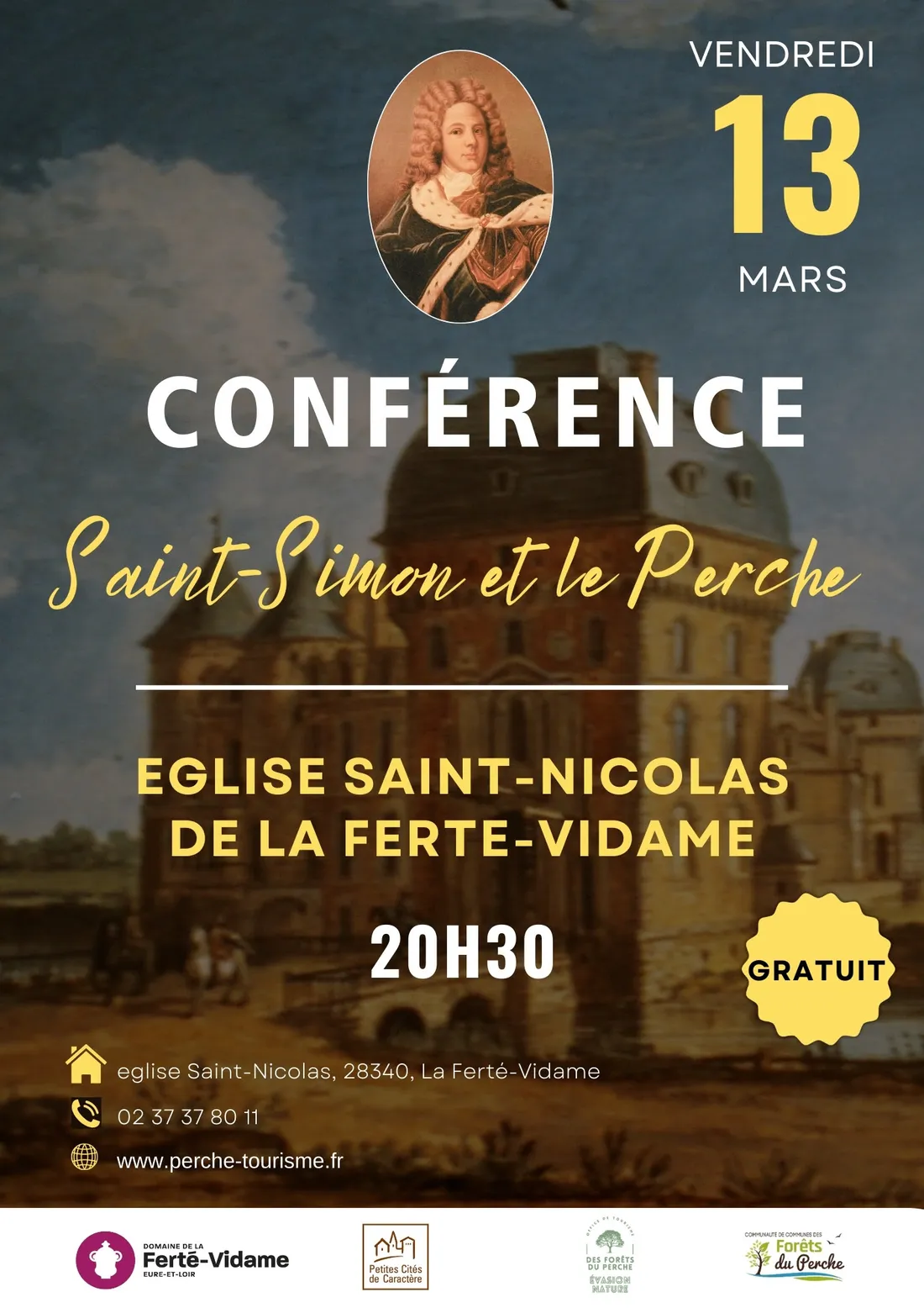LA FERTÉ-VIDAME - Conférence : Saint-Simon et le Perche