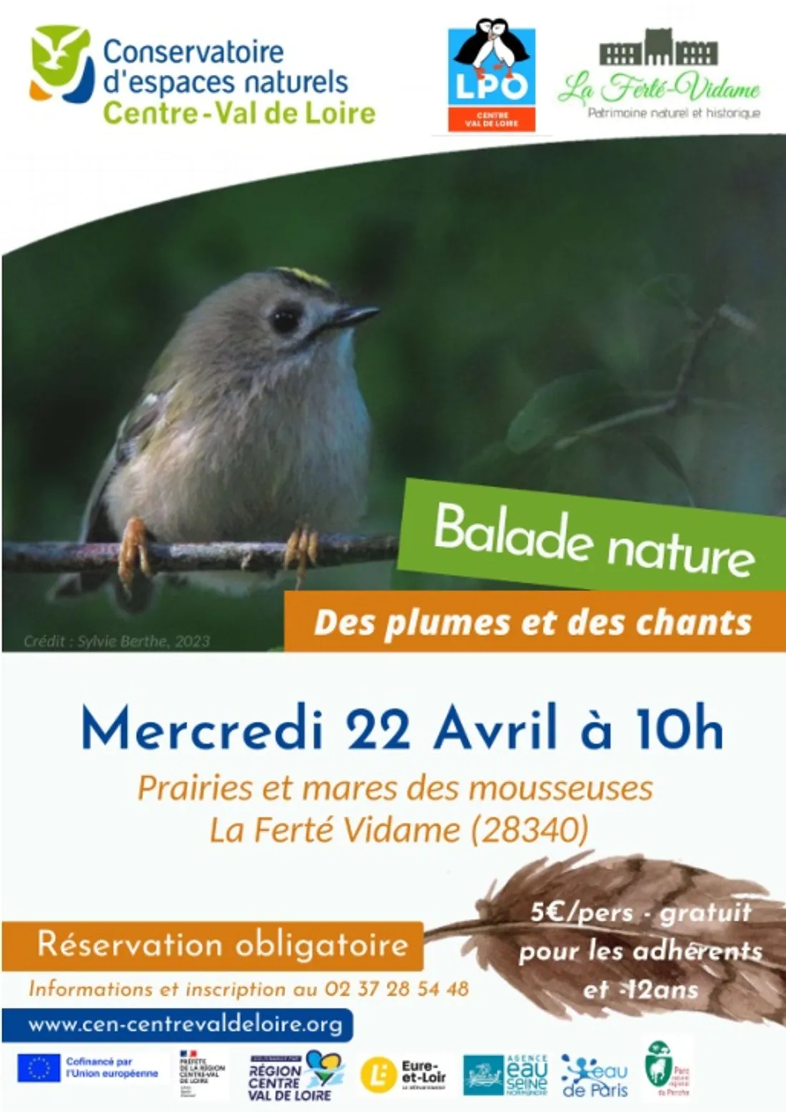 LA FERTÉ-VIDAME - Nature : Des plumes et des chants