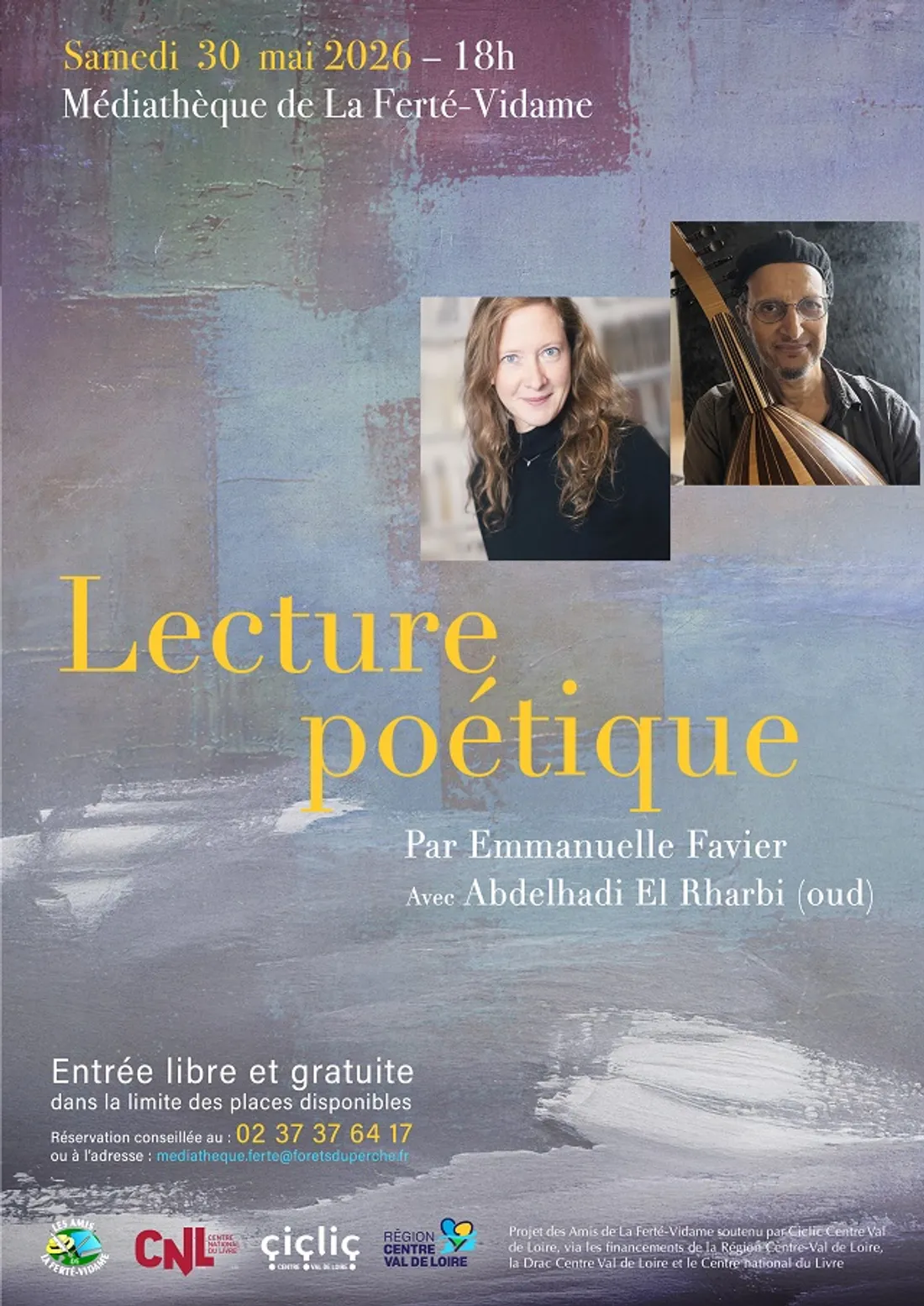 LA FERTÉ-VIDAME - Lecture poétique