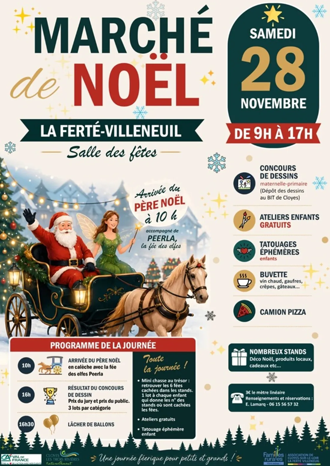 LA FERTÉ-VILLENEUIL - Marché de Noël