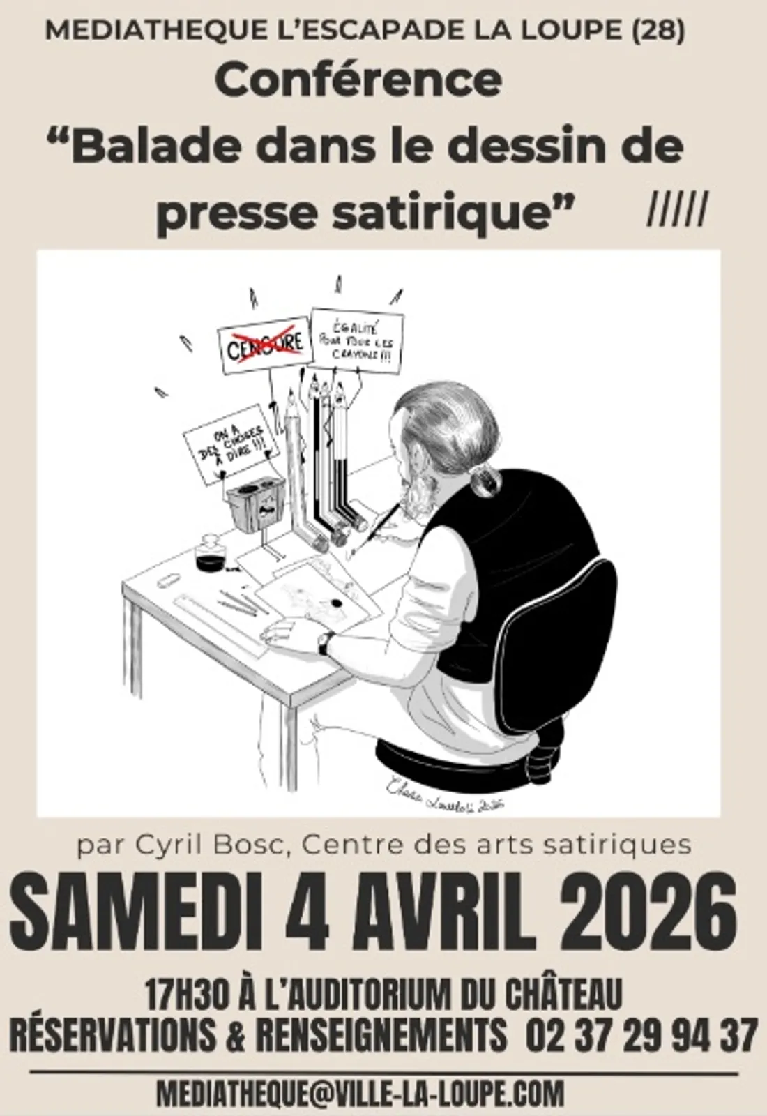 LA LOUPE - Conférence : Balade dans le dessin de presse satirique