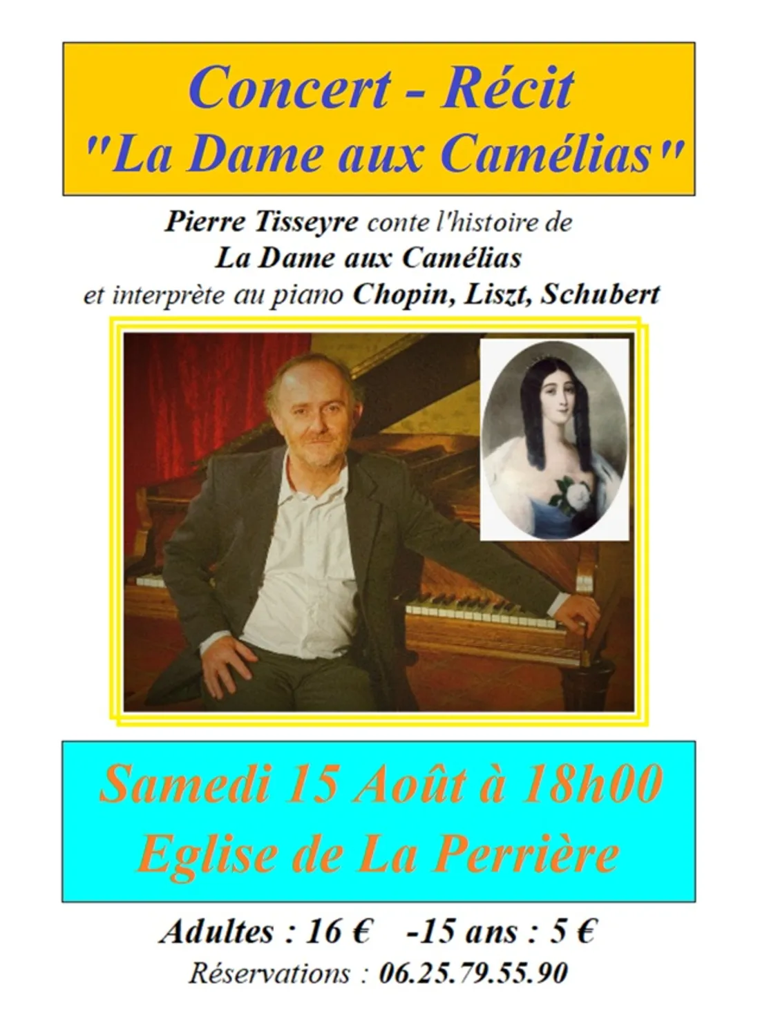 LA PERRIÈRE (61) - Concert récit - La Dame aux Camélias