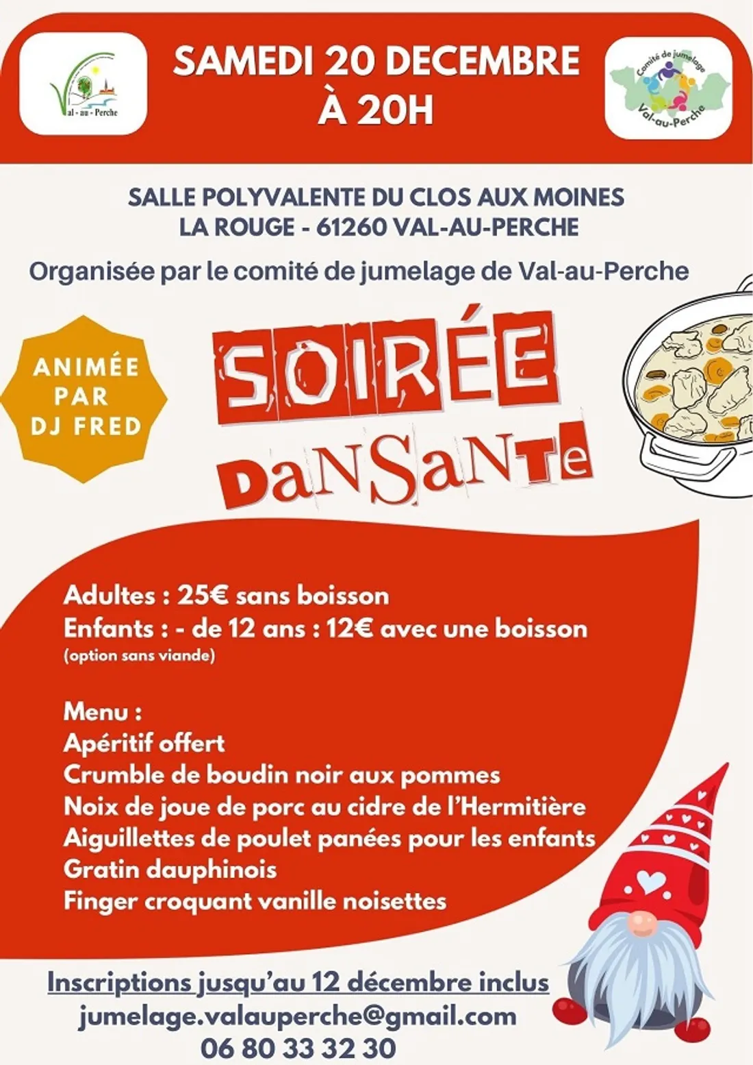 LA ROUGE (61) - Soirée dansant du comité de jumelage