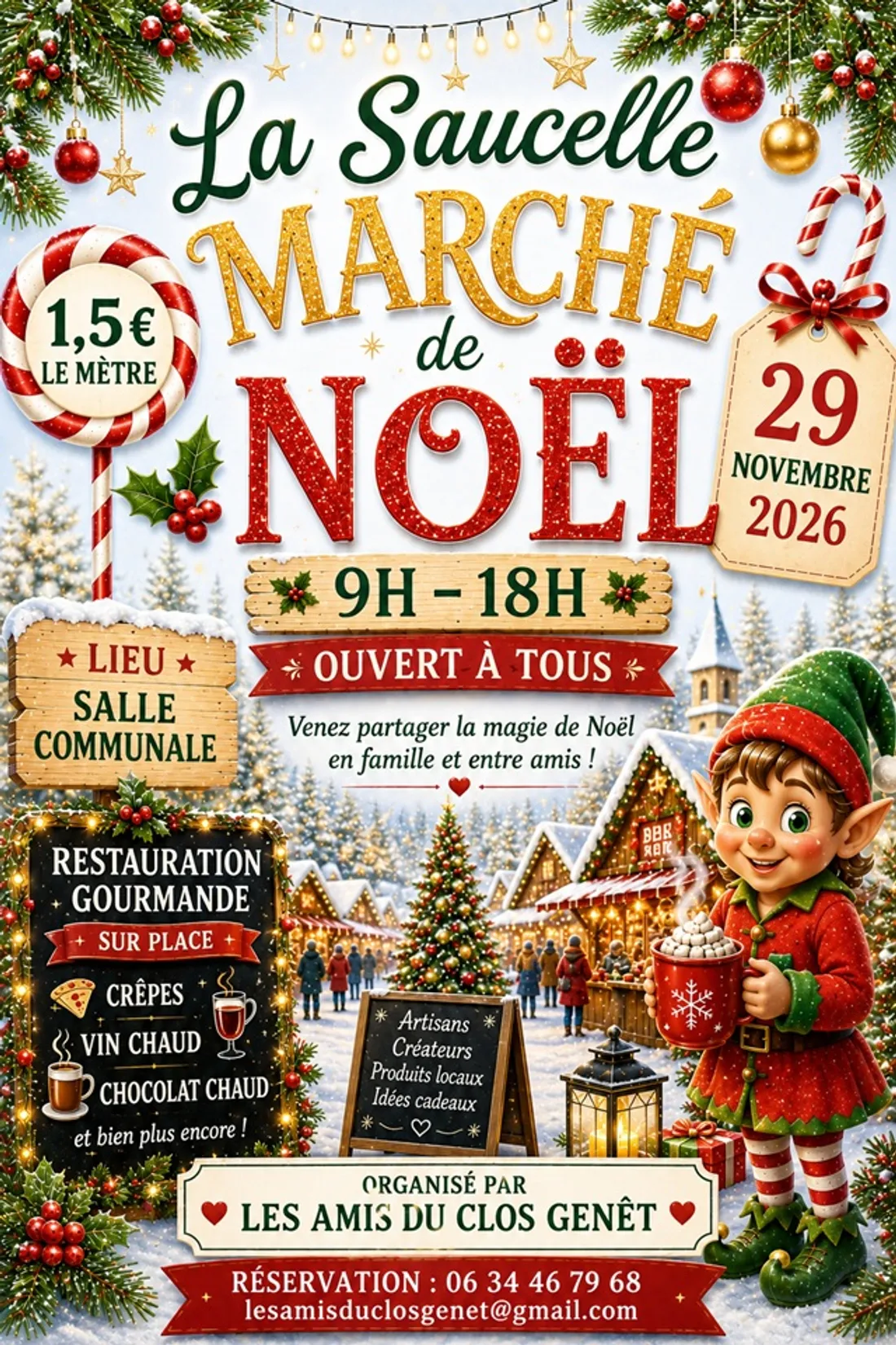 LA SAUCELLE - Marché de Noël