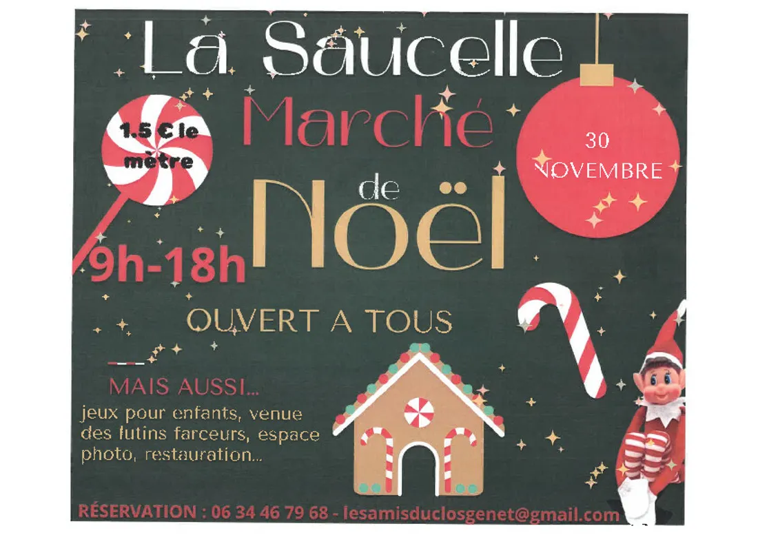 LA SAUCELLE - Marché de Noël