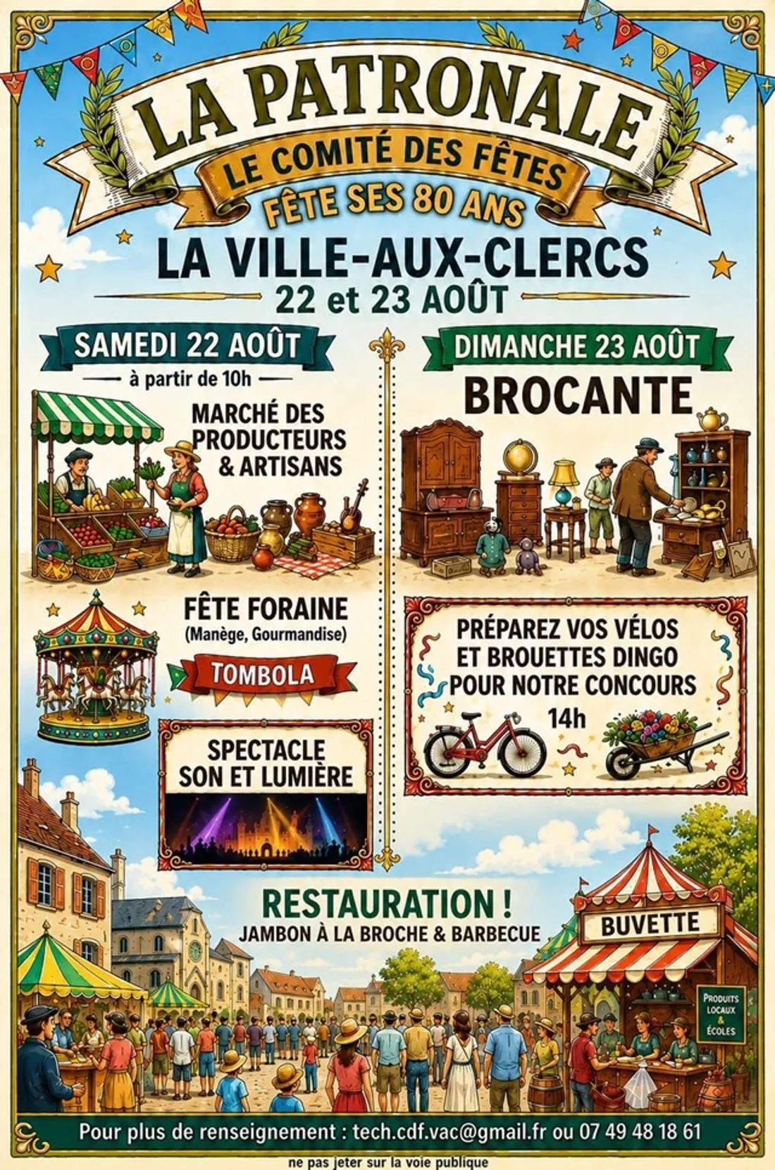 LA VILLE-AUX-CLERCS (41) - Fête patronale