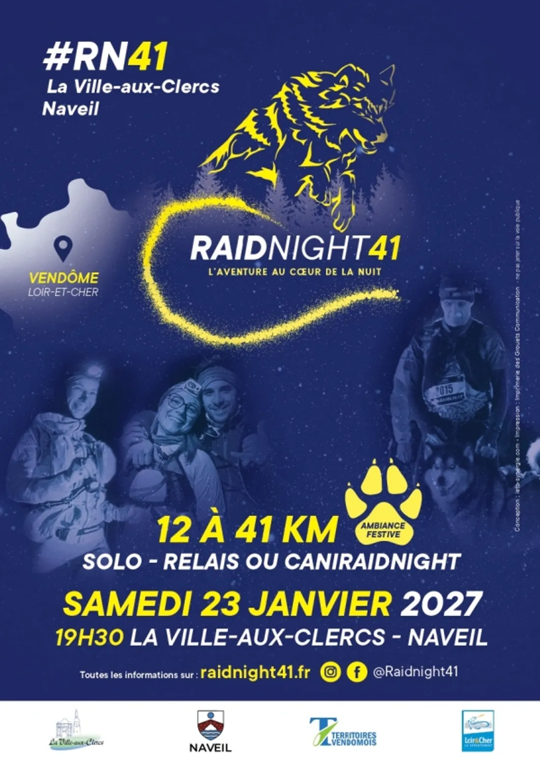 LA VILLE-AUX-CLERCS (41) / NAVEIL (41) - Raidnight 41
