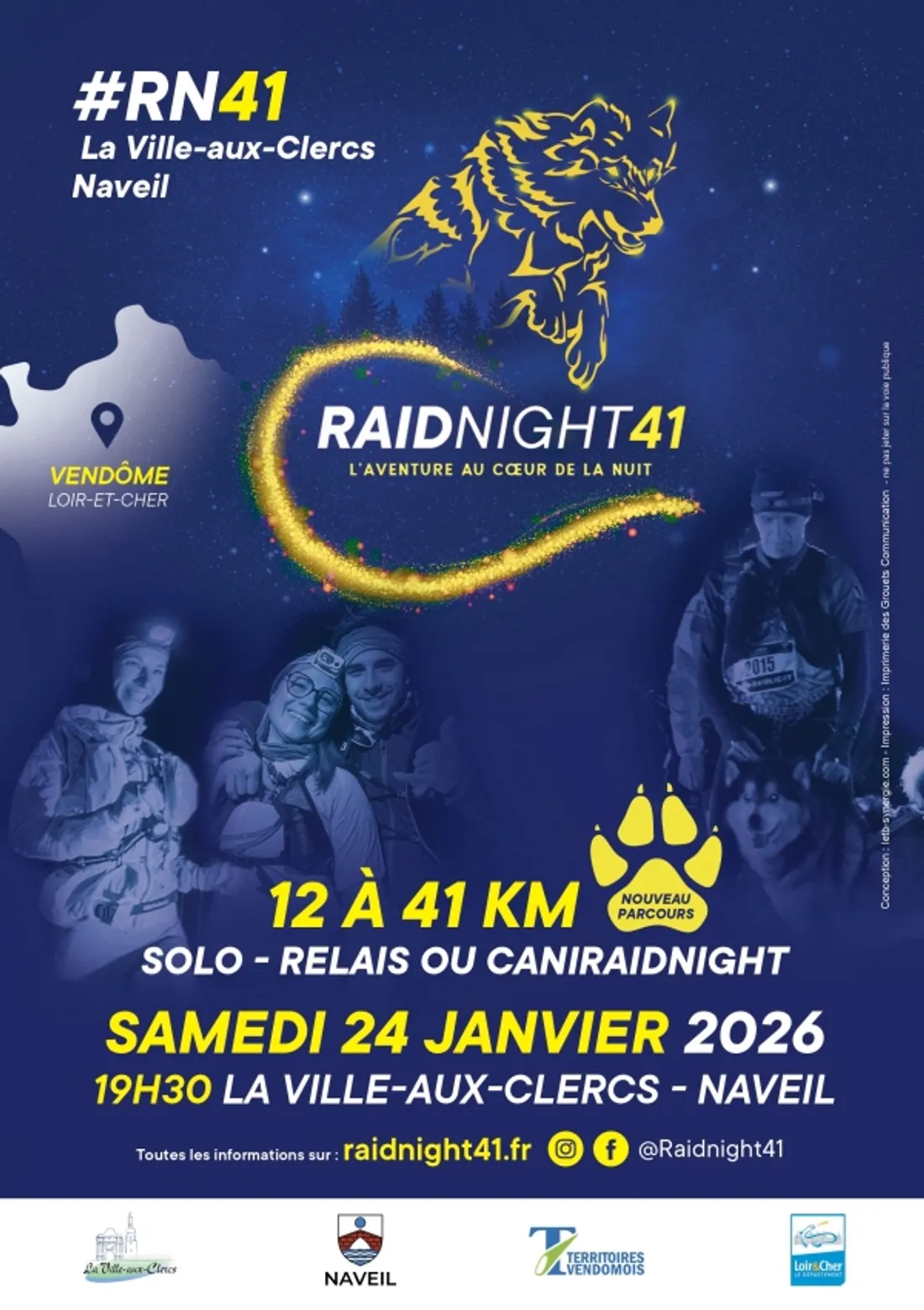 LA VILLE-AUX-CLERCS (41) / NAVEIL (41) - Raidnight41