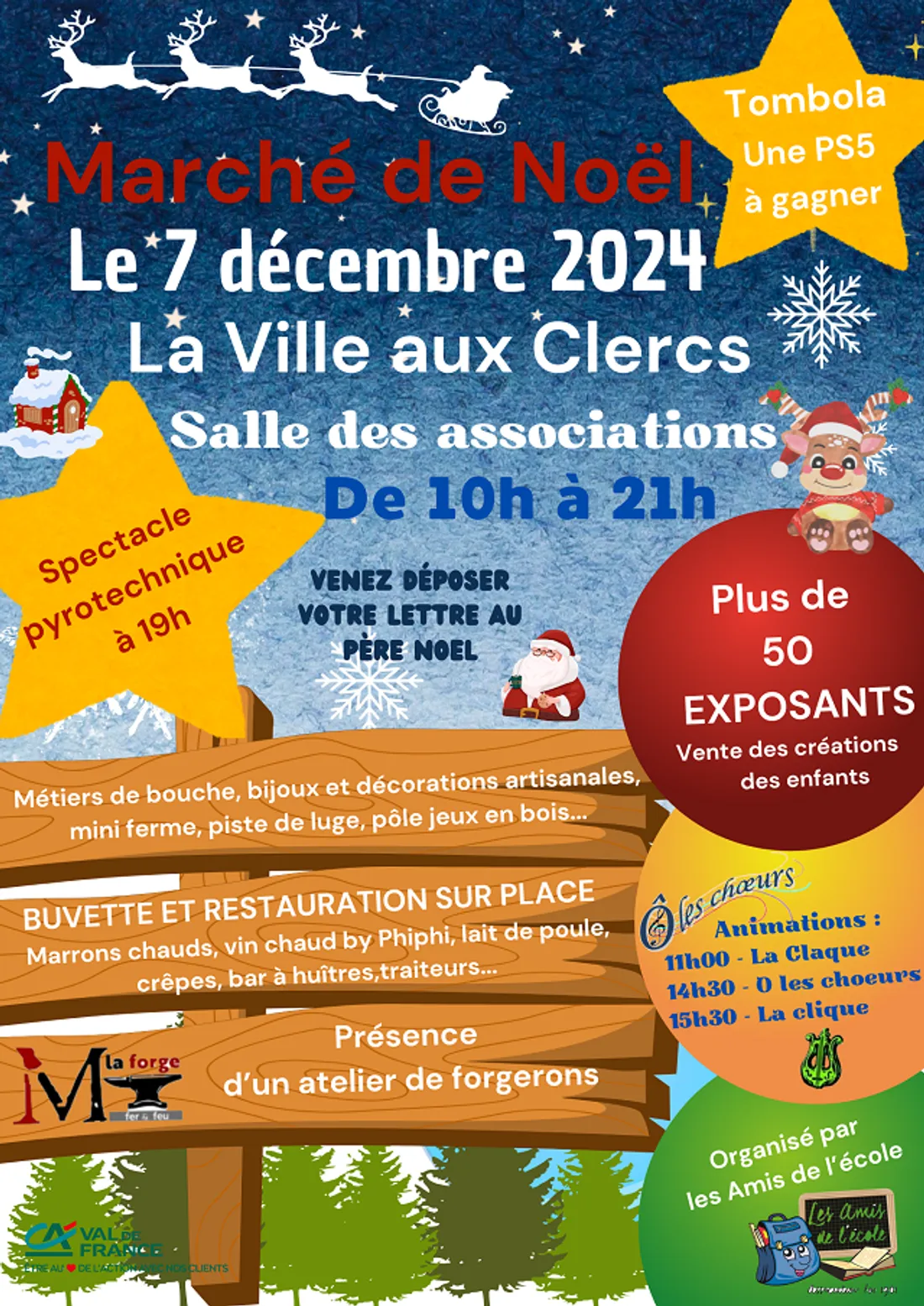 LA VILLE-AUX-CLERCS (41) - Marché de Noël 