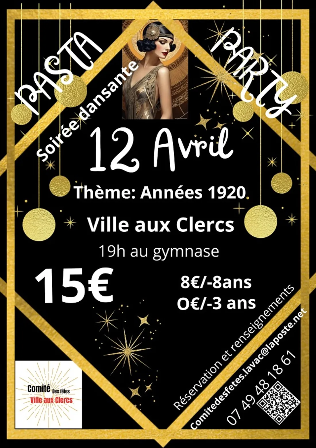 LA VILLE-AUX-CLERCS (41) - Pasta Party du comité des fêtes