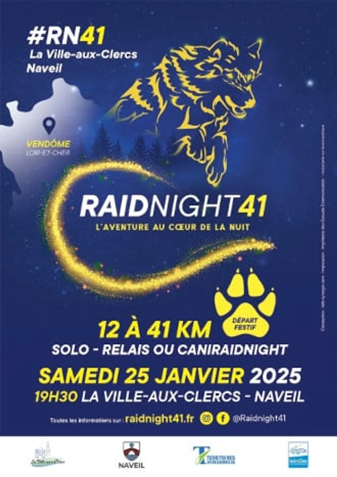 LA VILLE-AUX-CLERCS (41) - Raidnight 41