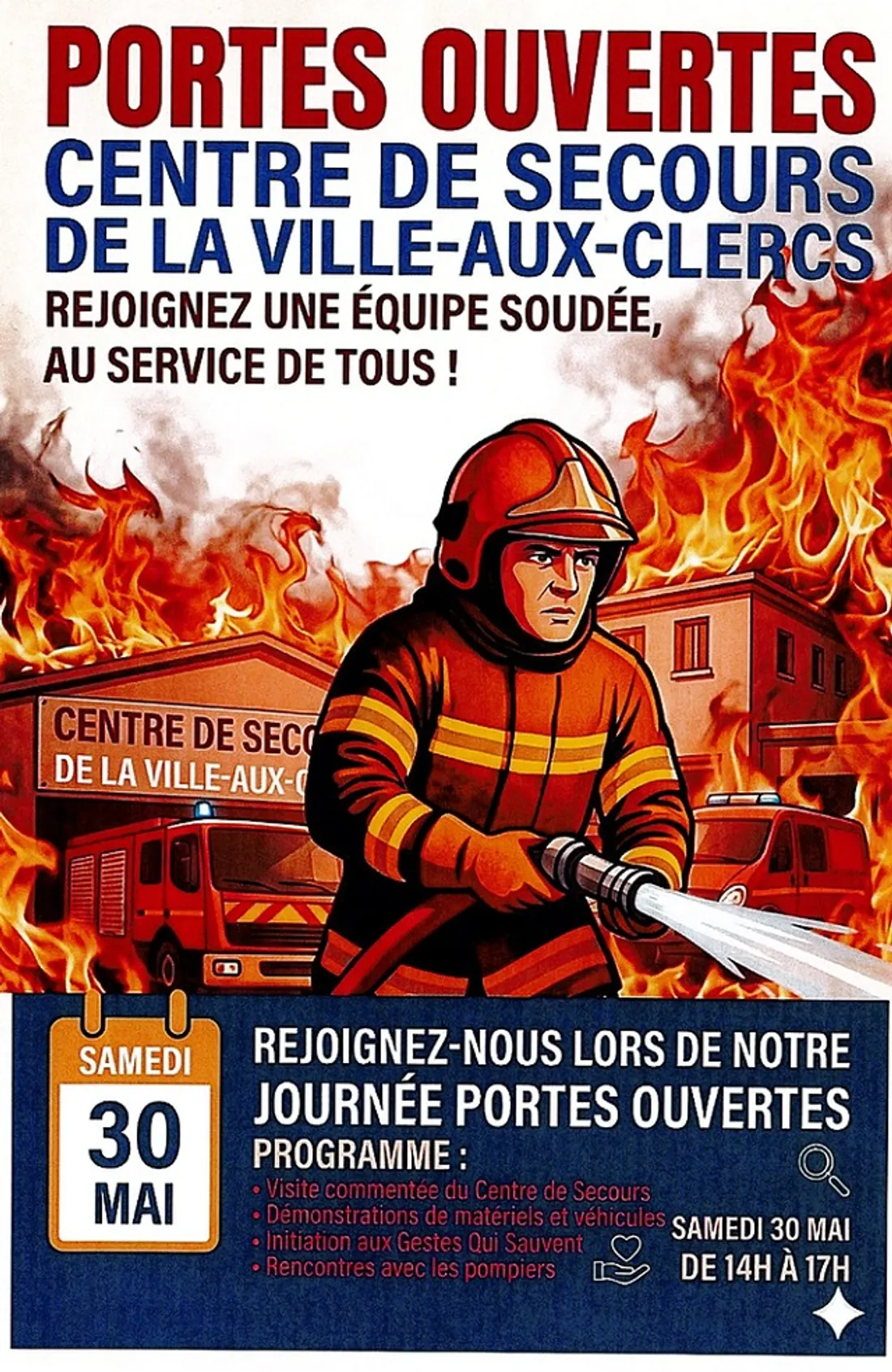 LA VILLE-AUX-CLERCS (41) - Portes ouvertes du centre de secours