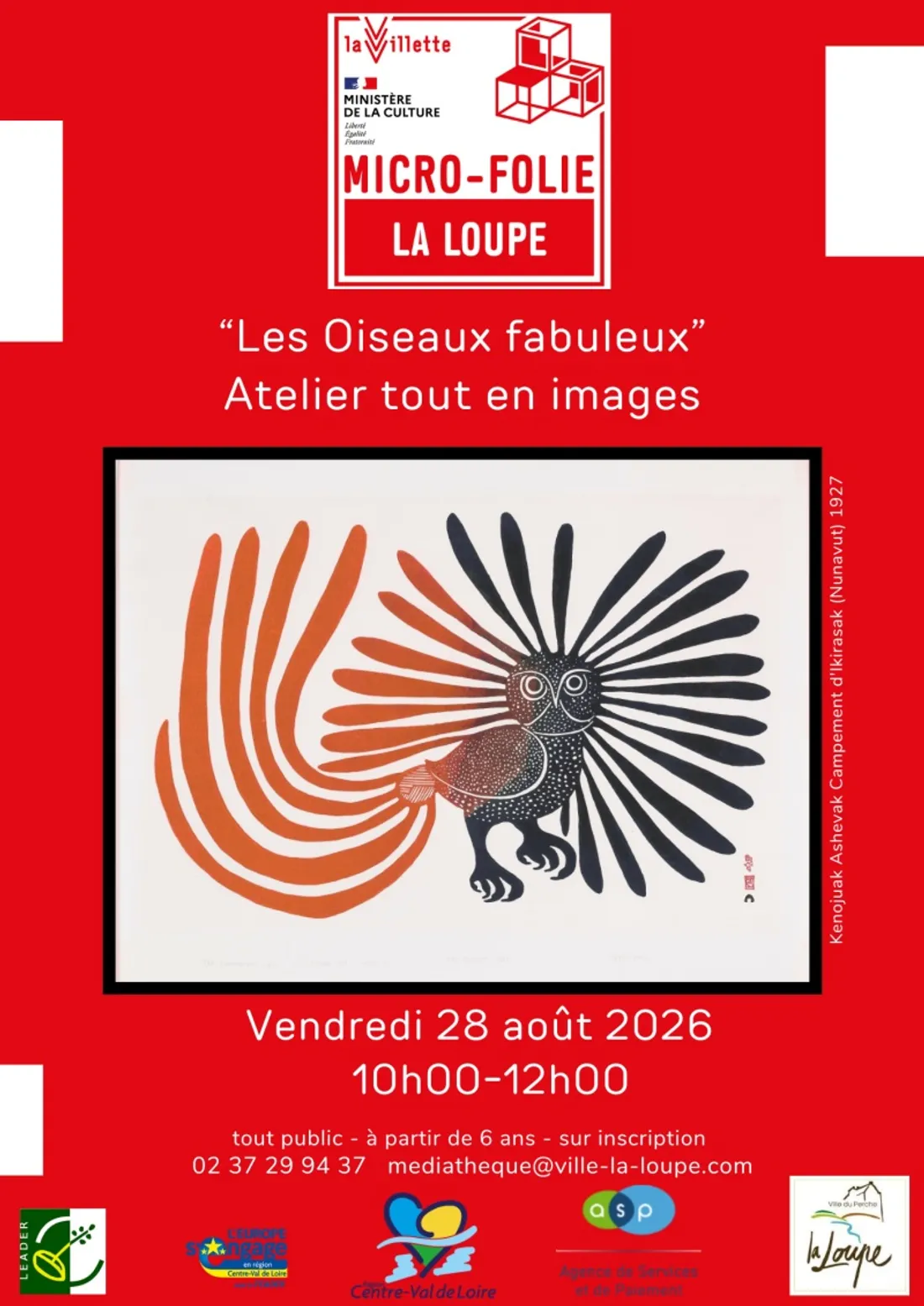 LA LOUPE - Atelier : les oiseaux dans l'art