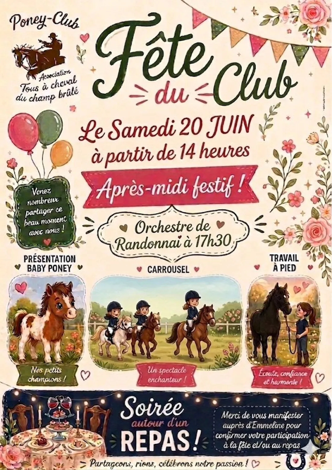LAMBLORE - Fête du club et spectacle équestre