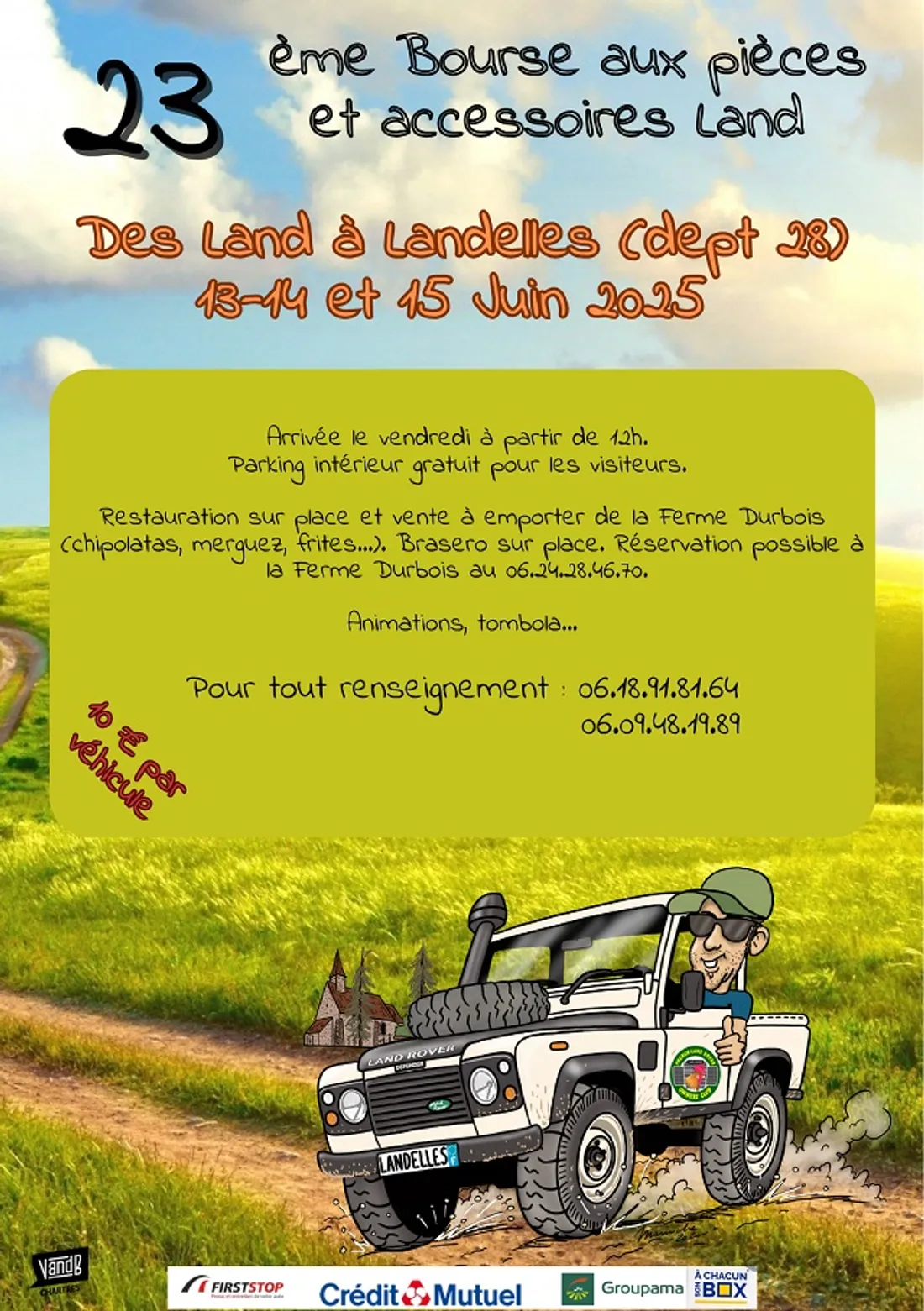 LANDELLES - 23e bourse aux pièces et accessoires Land