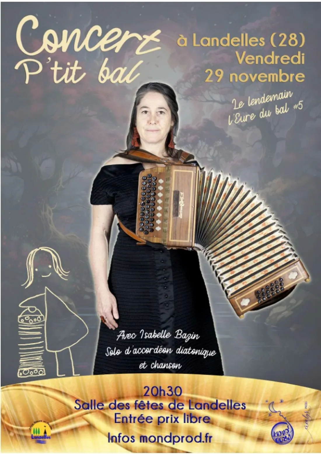 LANDELLES - Concert p'tit bal