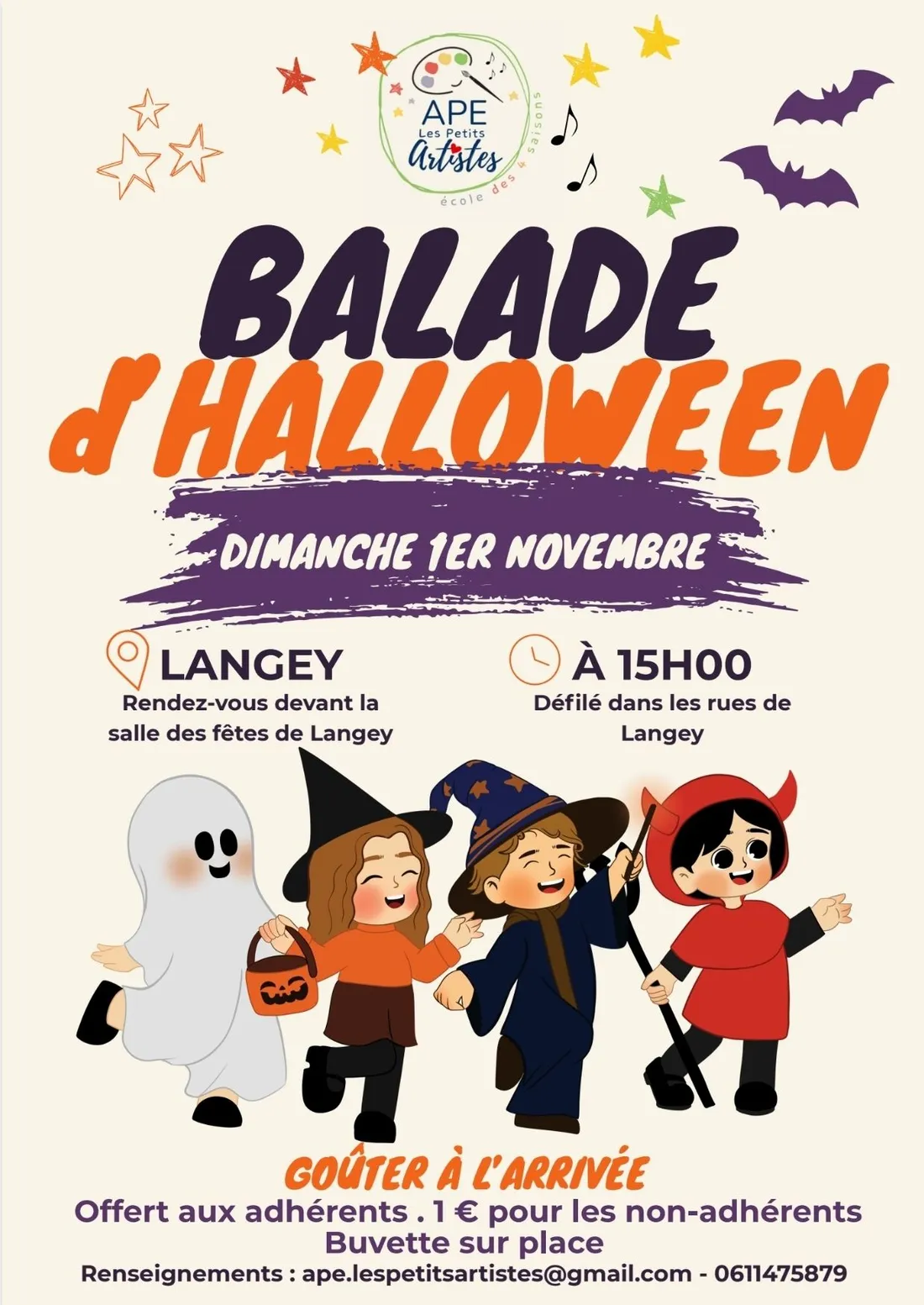 LANGEY - Balade d'Halloween