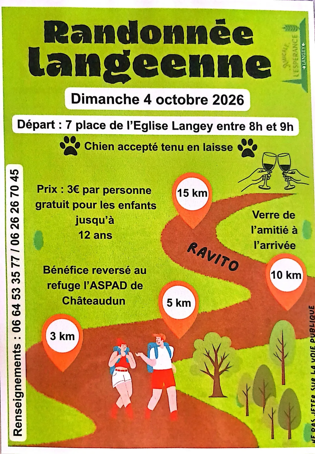 LANGEY - Randonnée Langéenne