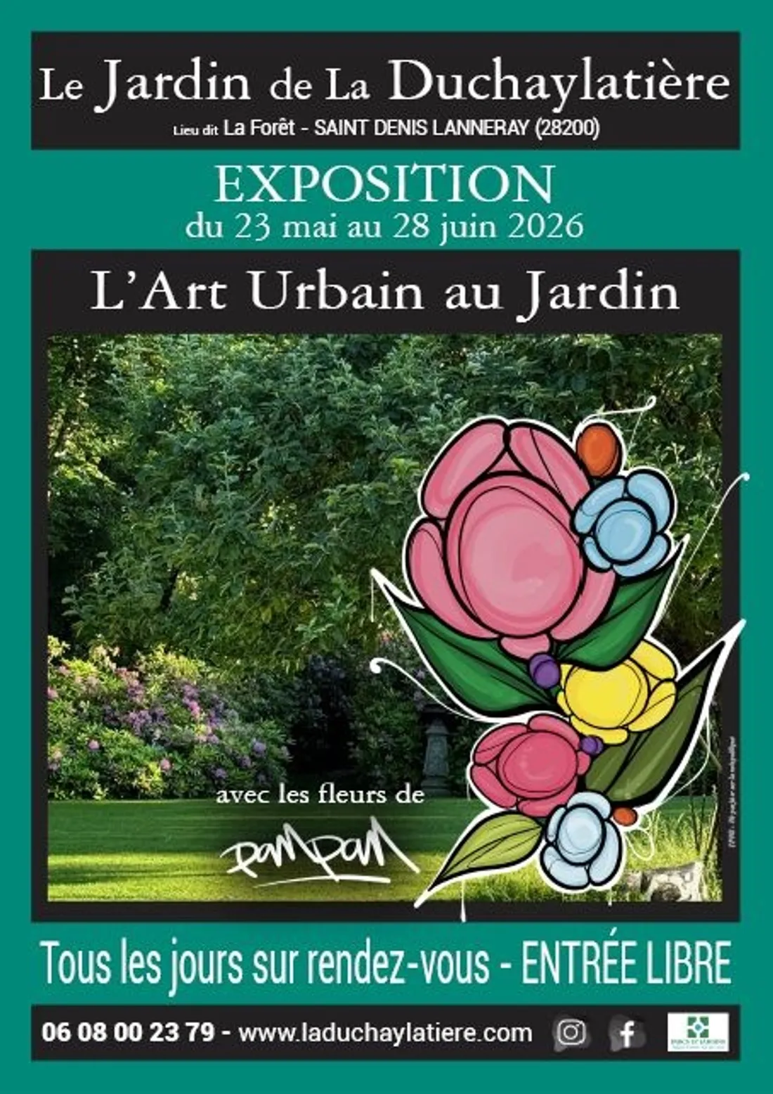 LANNERAY - Exposition : L'art urbain au jardin