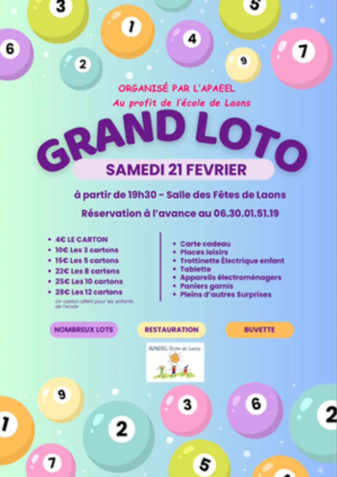 LAONS - Loto de l'APAEEL