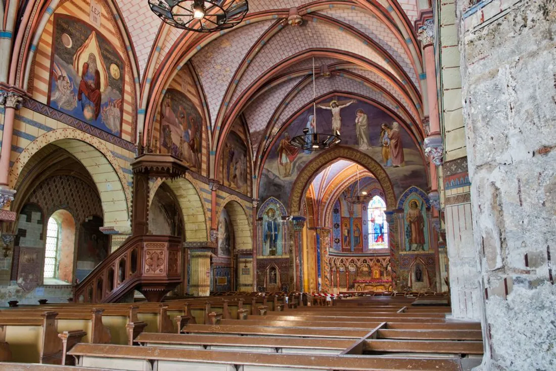 eglise saint-rémy auneau intérieur