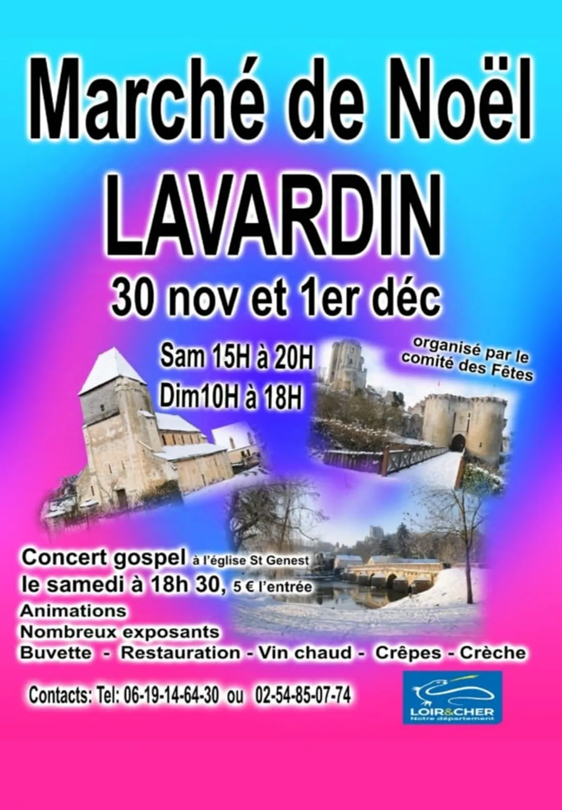 LAVARDIN (41) - Marché de Noël