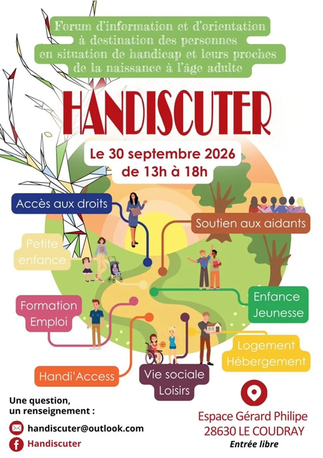 LE COUDRAY - Forum : Handiscuter
